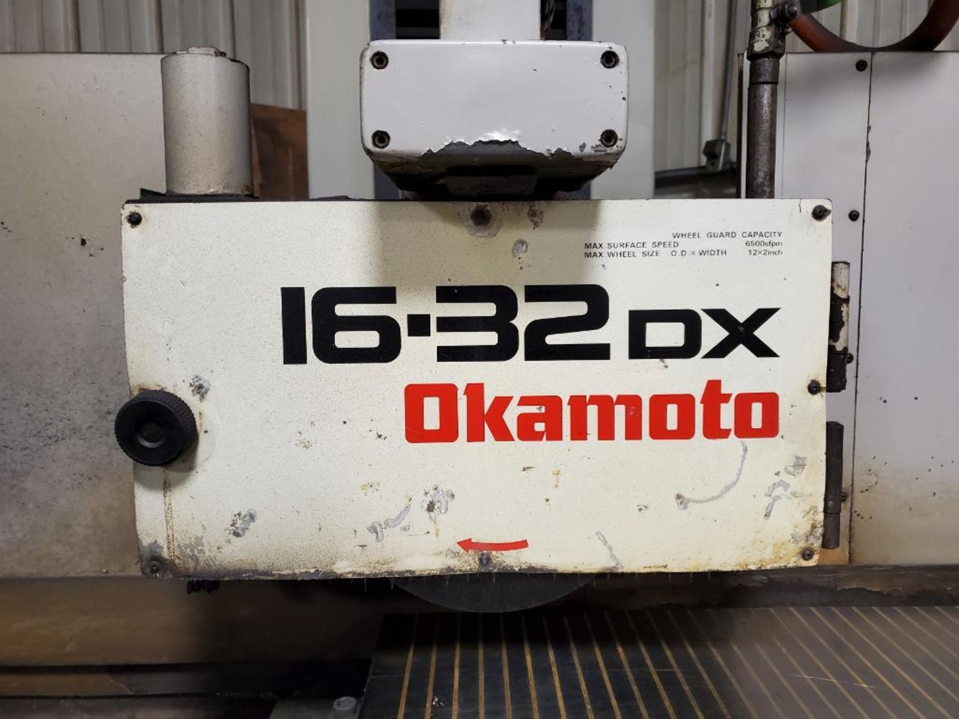OKAMOTO 16-32DX AUTOMATIC HYDRAULIC SURFACE GRINDER, ACC SERIES, 2-AXIS CONTROL PANEL, 12'' X 2'' WH - Image 7 of 12
