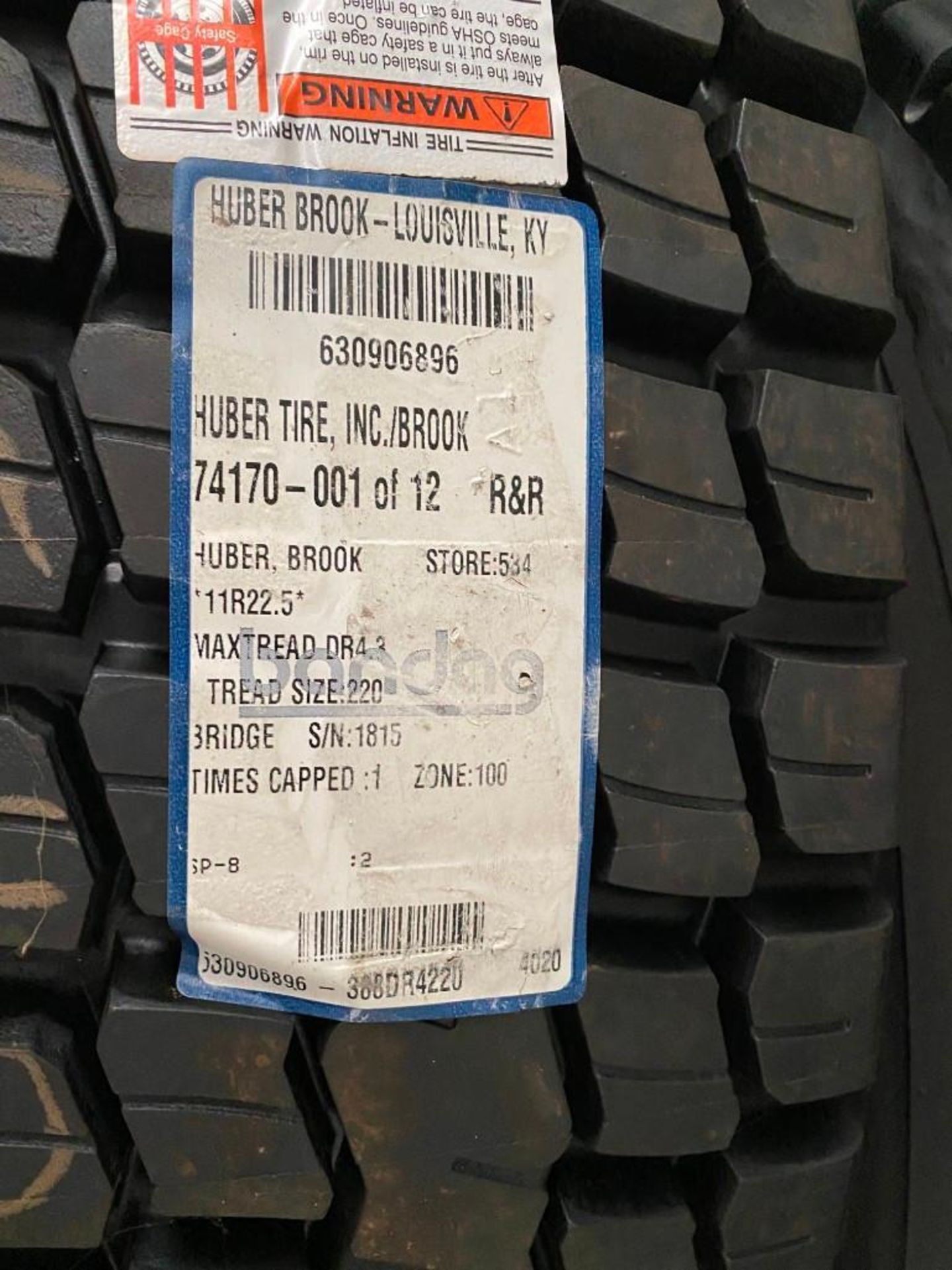 Contents of Storage Unit, including: NEW TIRES / RECAP TIRES: (2) WILD TRAIL COMMERCIAL LT: LT225 / - Image 38 of 56