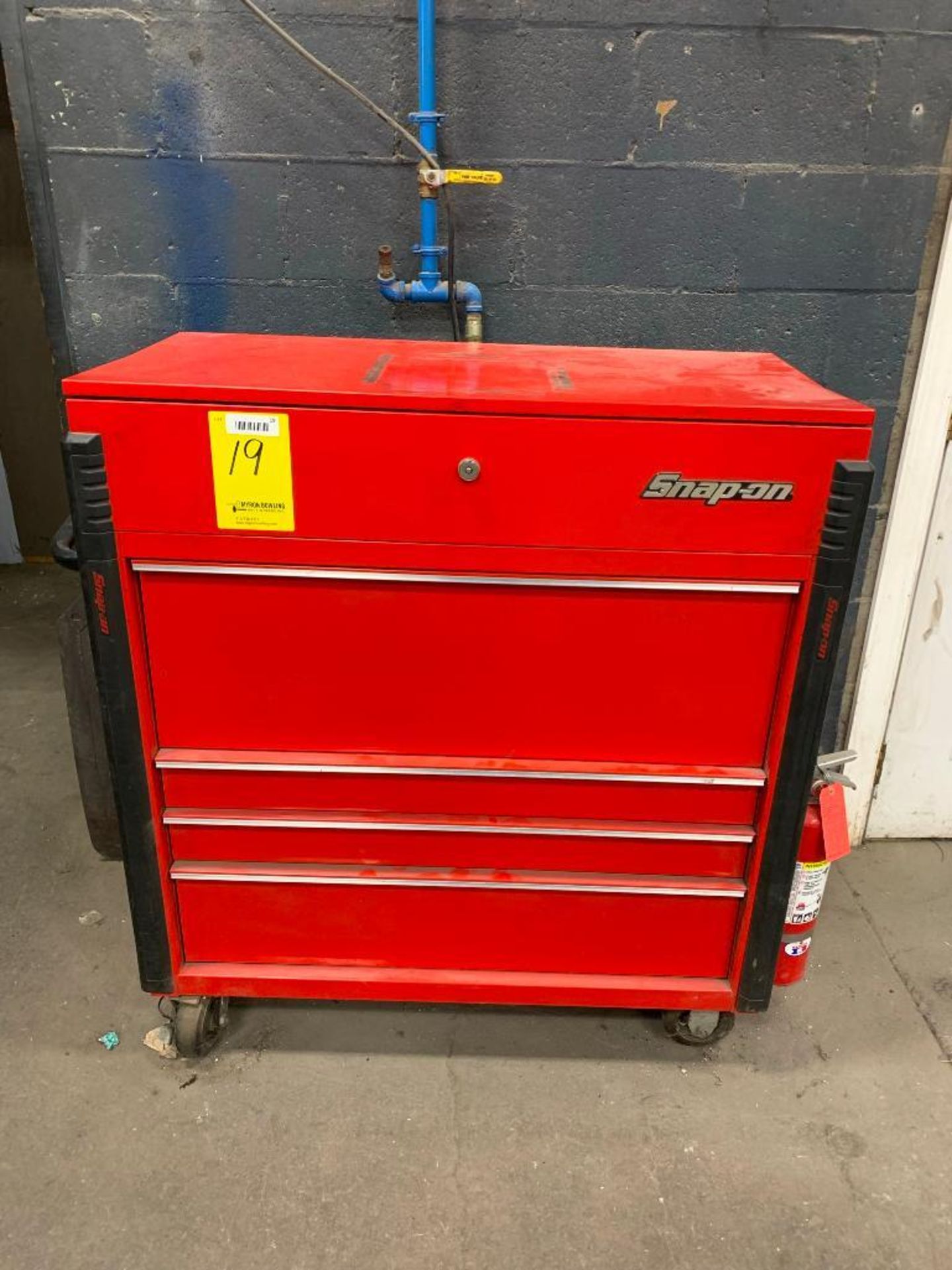 SNAP-ON TOOL CHEST, W/ CONTENT: SNAP-ON VERUS PRO SCANNER, SCANNER ADAPTOR CORDS, MONITOR, PRINTER