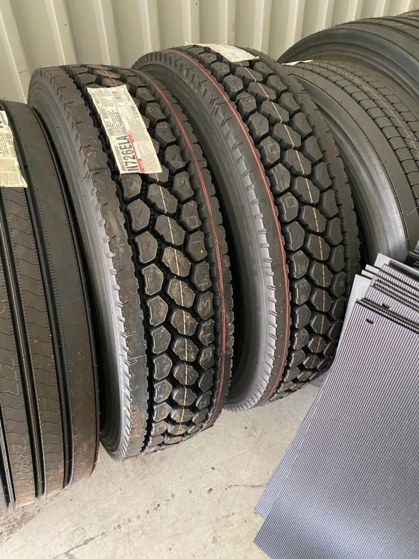 Contents of Storage Unit, including: NEW TIRES / RECAP TIRES: (2) WILD TRAIL COMMERCIAL LT: LT225 / - Image 22 of 56