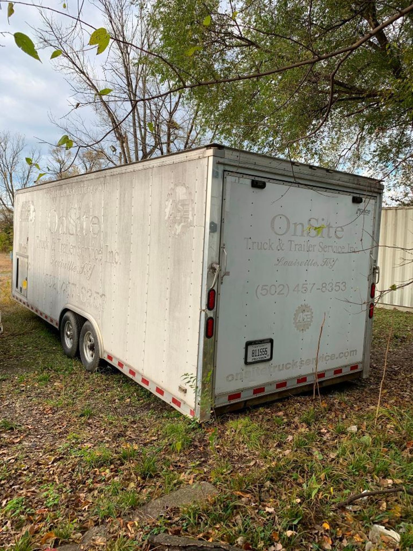 PACE AMERICAN 24' ENCLOSED TRAILER, TANDEM AXLE (INFO PLATE ILLEGIBLE) - Image 5 of 7