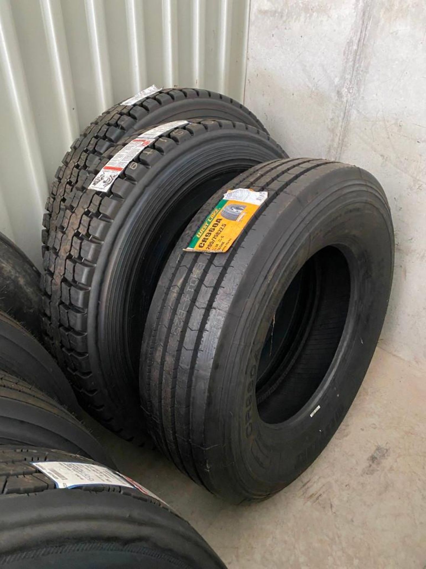 Contents of Storage Unit, including: NEW TIRES / RECAP TIRES: (2) WILD TRAIL COMMERCIAL LT: LT225 / - Image 36 of 56