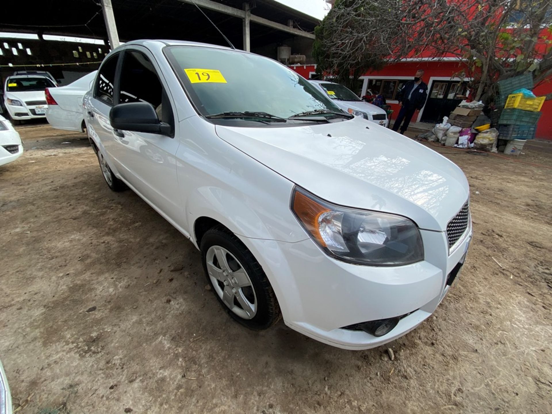 Vehículo marca Chevrolet tipo Aveo, modelo 2016, número de serie 3G1TB5CF2GL120358