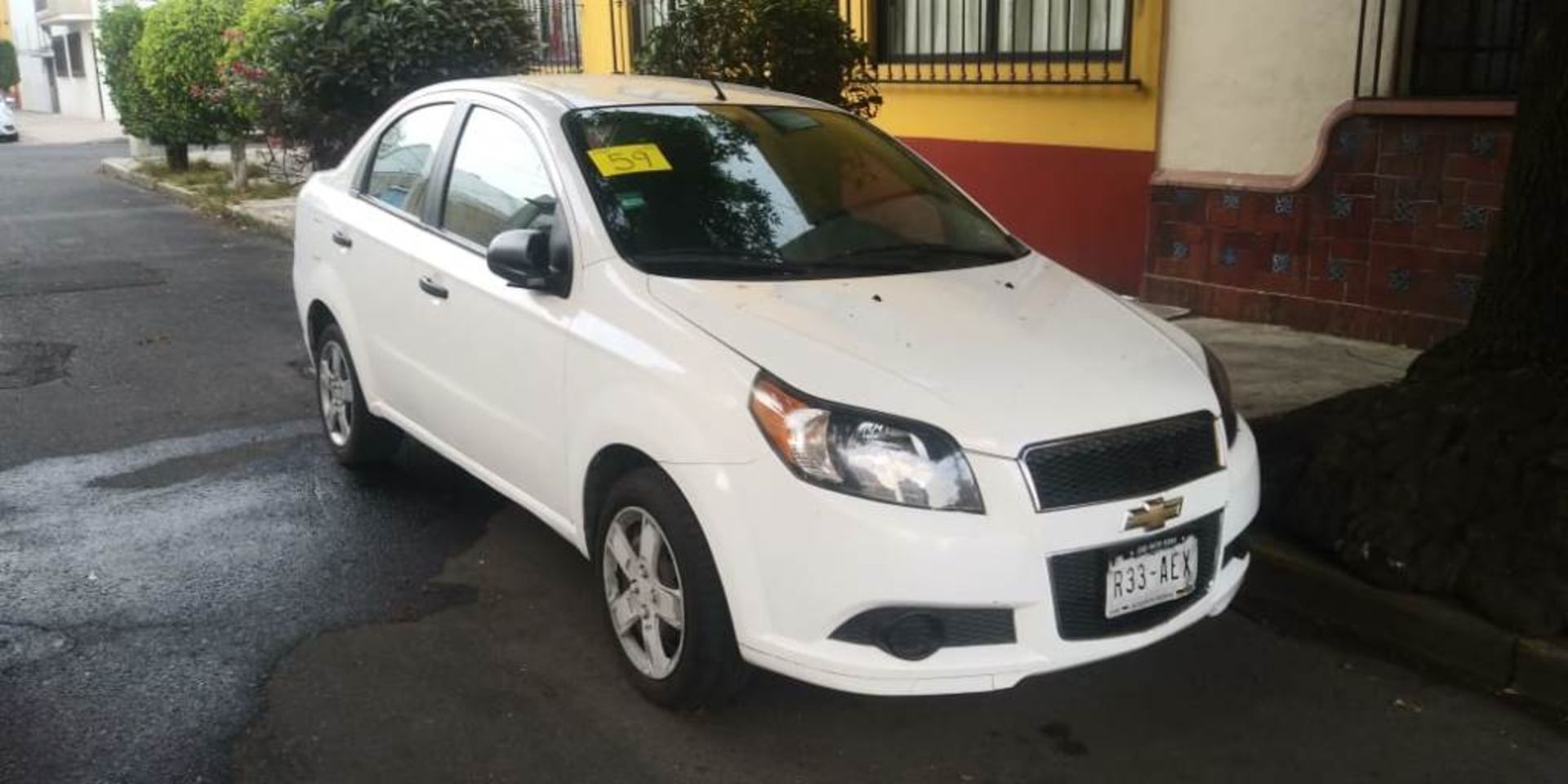 Vehículo Chevrolet Tipo Aveo, Modelo 2016, Número de Serie 3G1TB5CF9GL119305