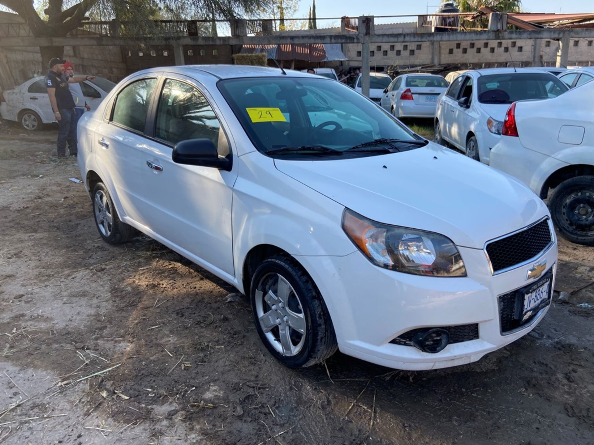 Vehículo marca Chevrolet tipo Aveo, modelo 2017, número de serie 3G1TB5CF0HL116603