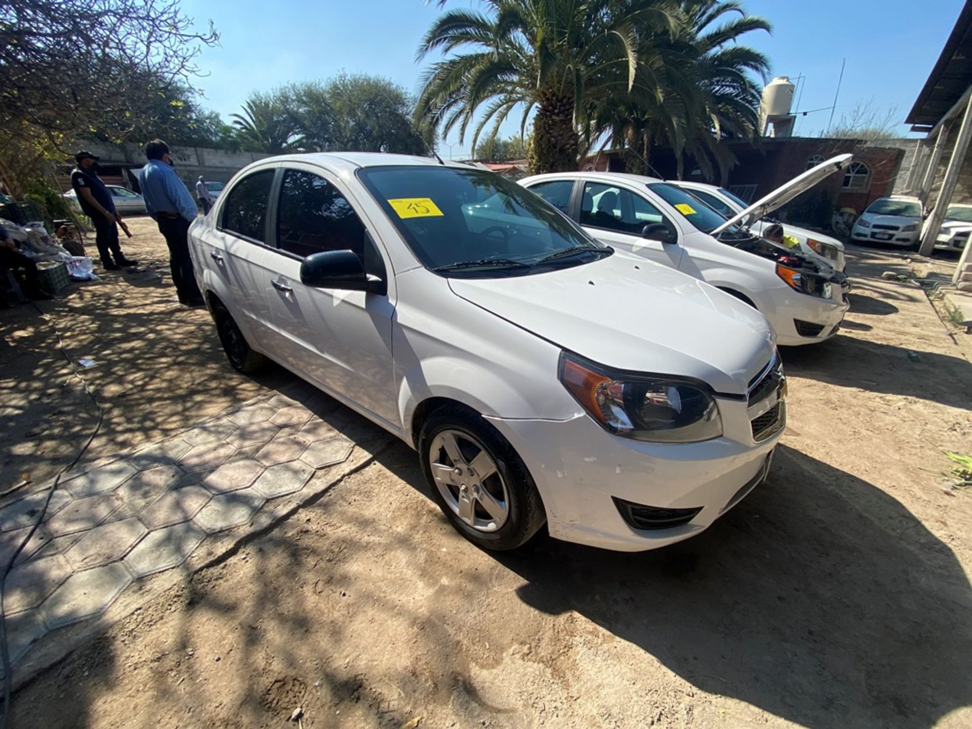 Vehículo marca Chevrolet tipo Aveo, modelo 2018, número de serie 3G1TB5CF3JL140898