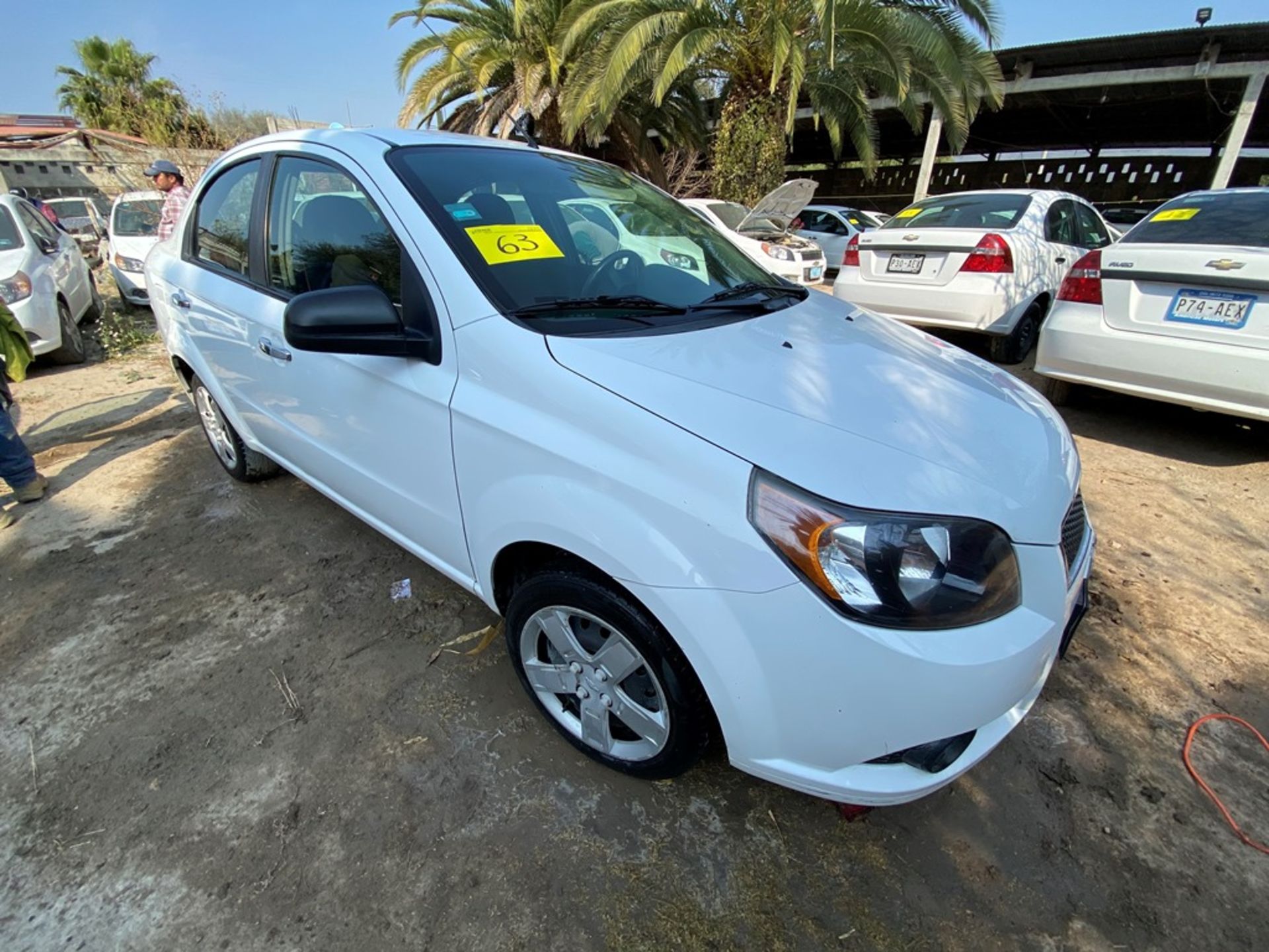 Vehículo marca Chevrolet tipo Aveo, modelo 2017, número de serie 3G1TB5CF3HL118555