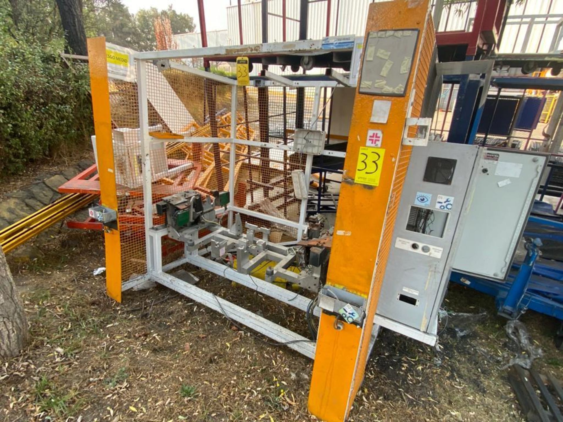 Assembly cell in square steel profile structure with mesh, with Kimastle control board - Image 30 of 42