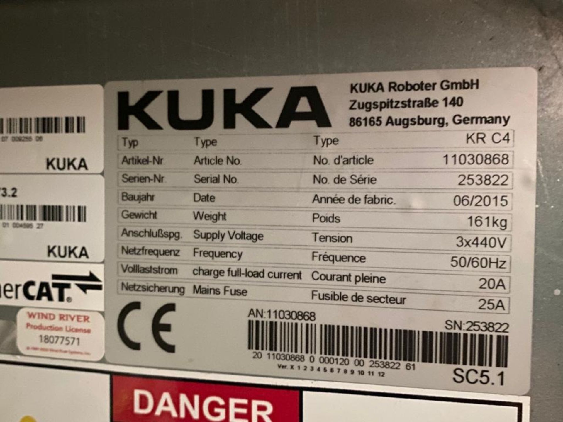 Kuka articulate Robot, Model KR 16-2, Serie number 690953 - Image 27 of 28