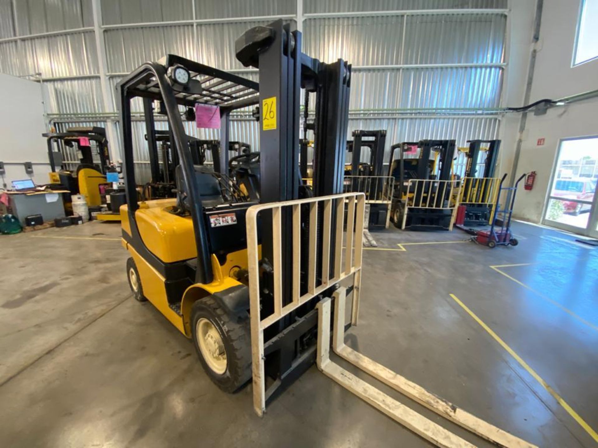 2013 YALE FORKLIFT, MODEL GP050VX, S/N B875V13403L - Image 9 of 23