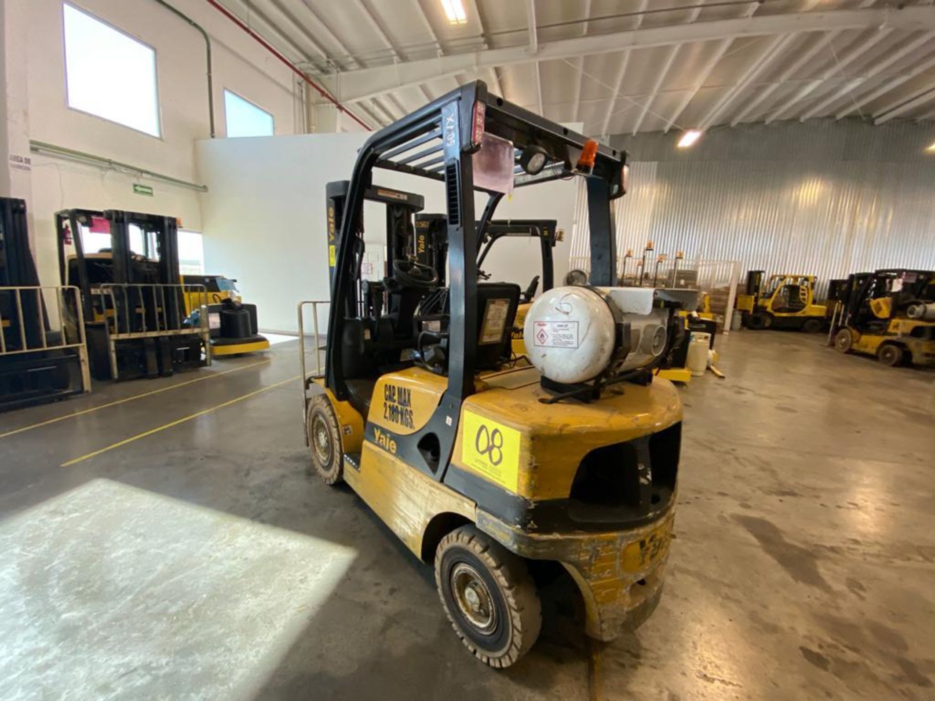 2014 YALE FORKLIFT, MODEL GP050VX, S/N B875V14851M - Image 4 of 24