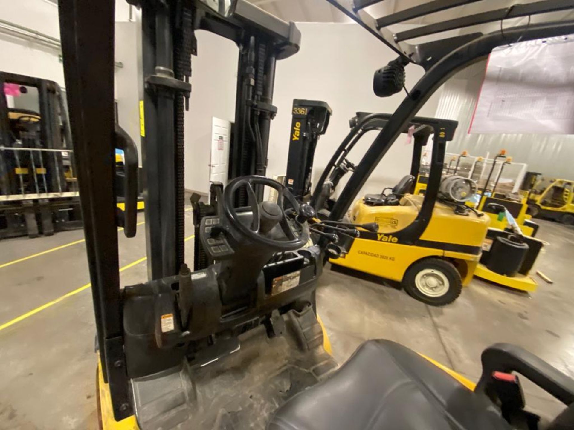 2012 YALE FORKLIFT, MODEL GP060VX, S/N B875V10610K - Image 21 of 35