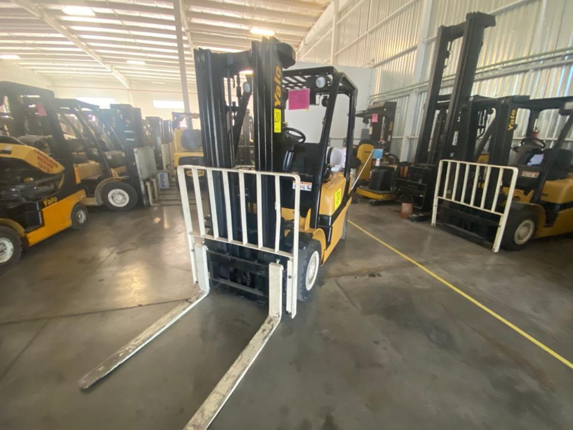 2014 YALE FORKLIFT, MODEL GLP050VXNVAE084, S/N B875V14837M - Image 10 of 17