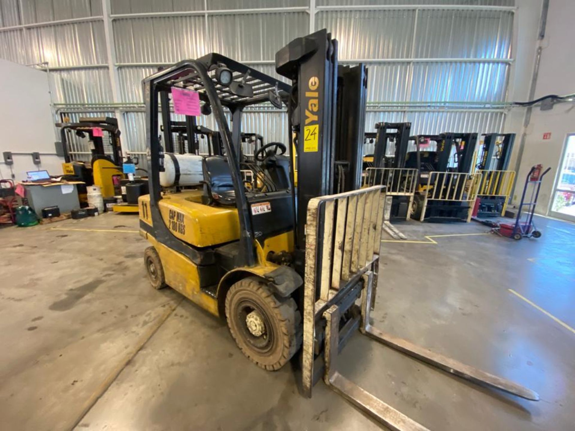 2014 YALE FORKLIFT, MODEL GP050VX, S/N B875V14615M - Image 8 of 22