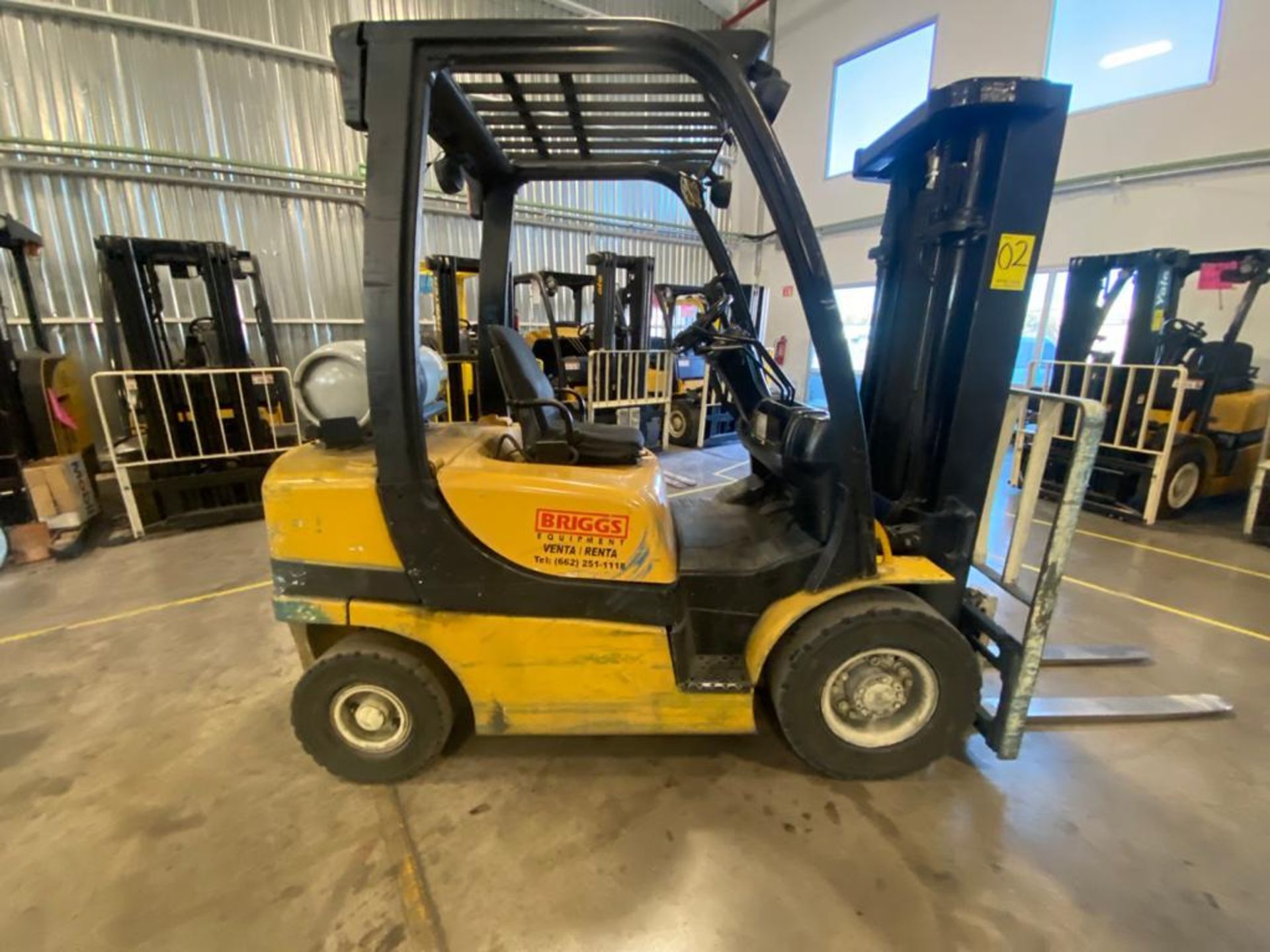 2014 YALE FORKLIFT, MODEL GLP050VXNVAE084, S/N C875V03246M - Image 9 of 31