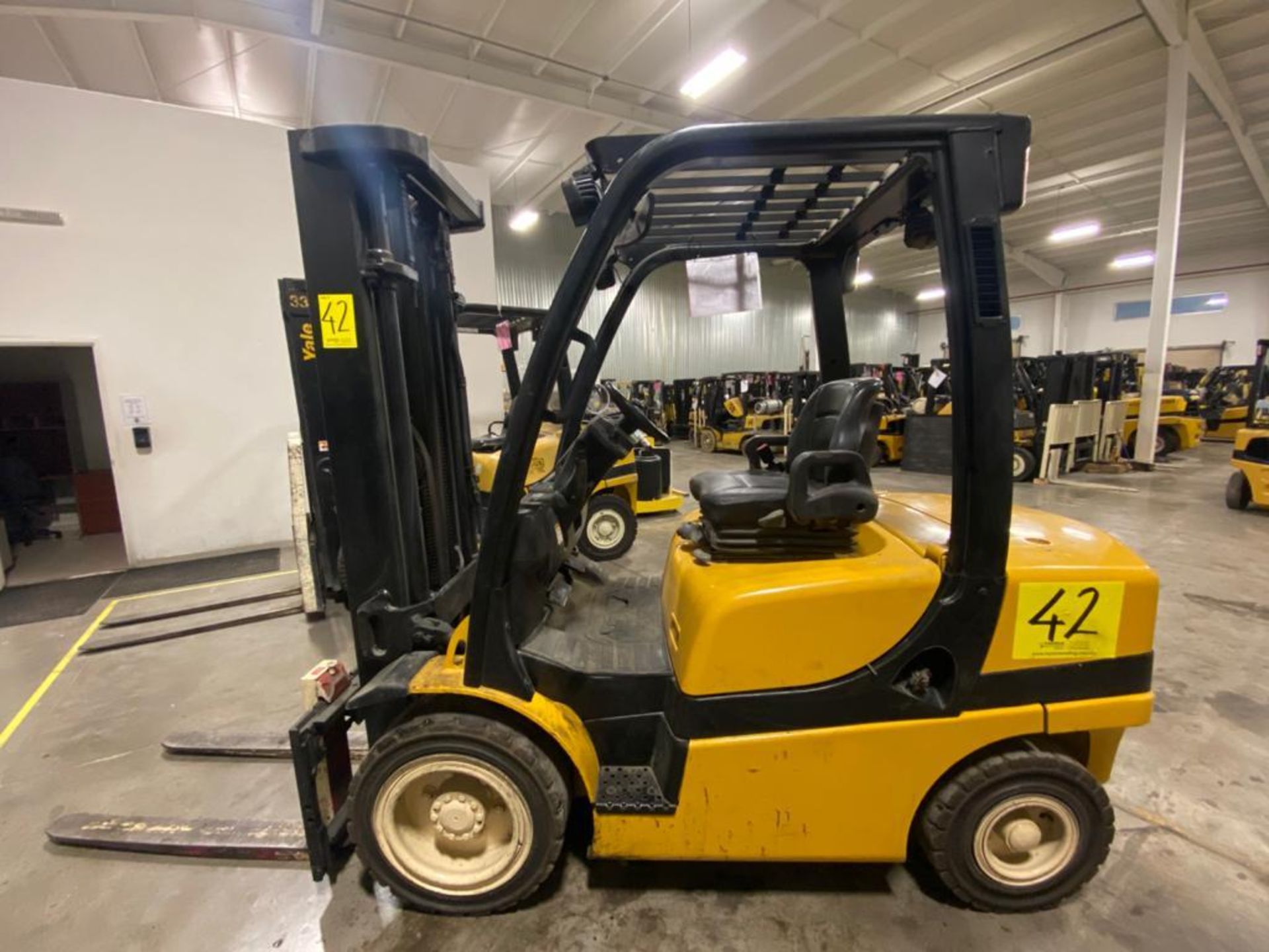 2012 YALE FORKLIFT, MODEL GP060VX, S/N B875V10610K - Image 3 of 35