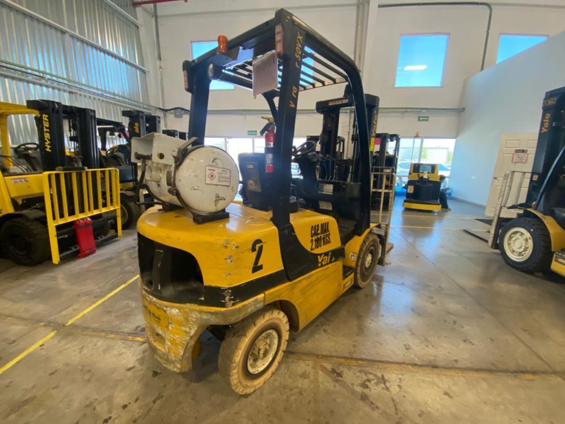 2014 YALE FORKLIFT, MODEL GP050VX, S/N B875V14865M - Image 6 of 26