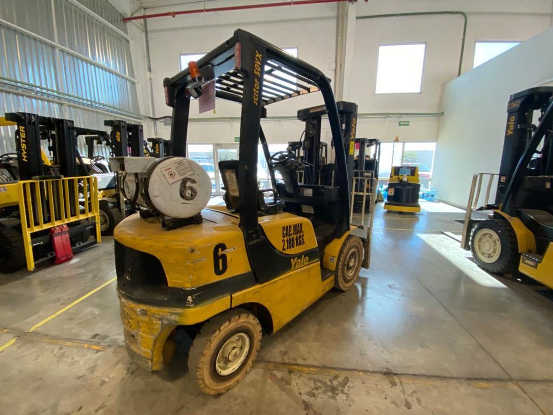 2014 YALE FORKLIFT, MODEL GP050VX, S/N B875V14851M - Image 6 of 24