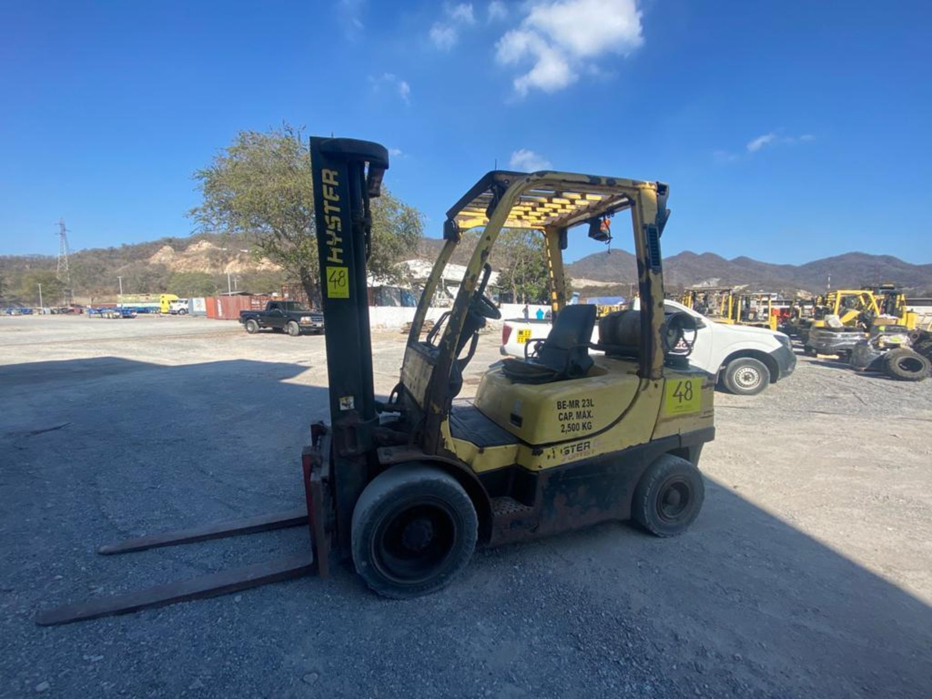 2013 HYSTER FORKLIFT, MODEL H60FT, S/N L177V13723L