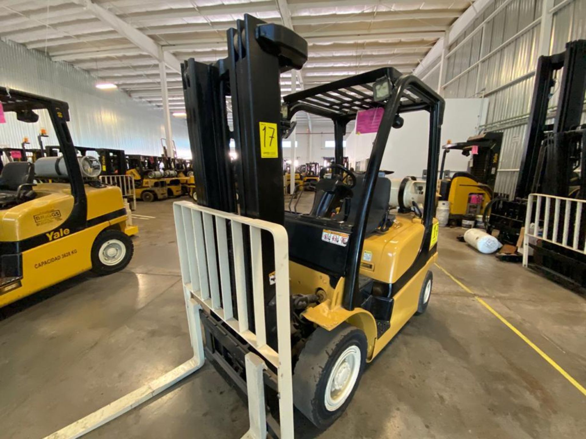 2012 YALE FORKLIFT, MODEL GLP040VXNVRE084, S/N B875V09086K - Image 10 of 27