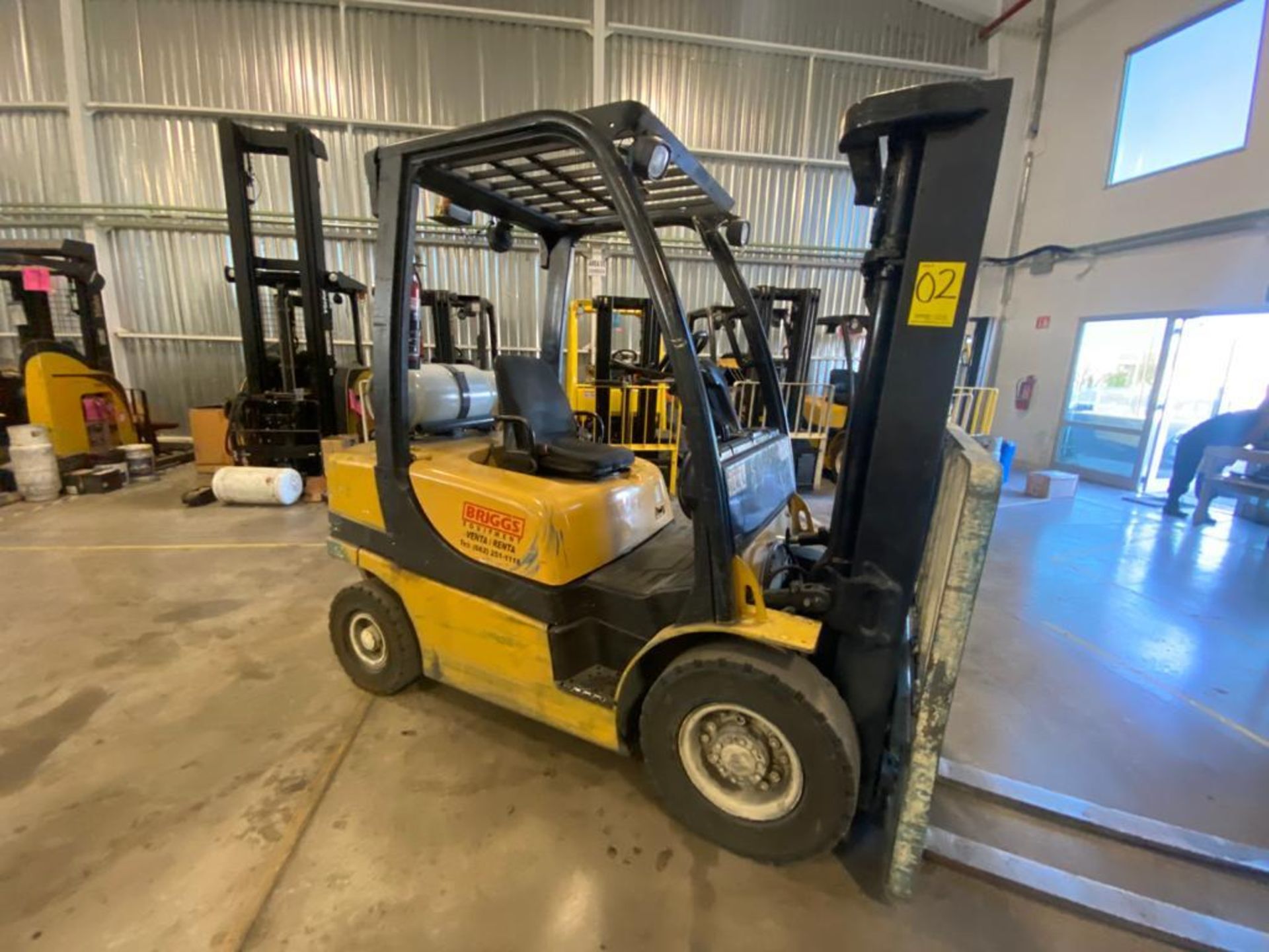 2014 YALE FORKLIFT, MODEL GLP050VXNVAE084, S/N C875V03246M - Image 10 of 31