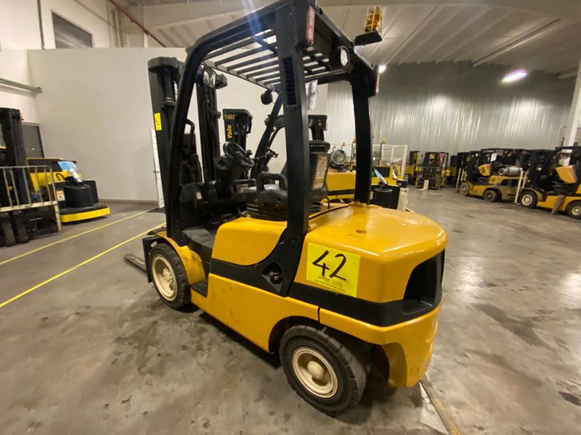 2012 YALE FORKLIFT, MODEL GP060VX, S/N B875V10610K - Image 14 of 35