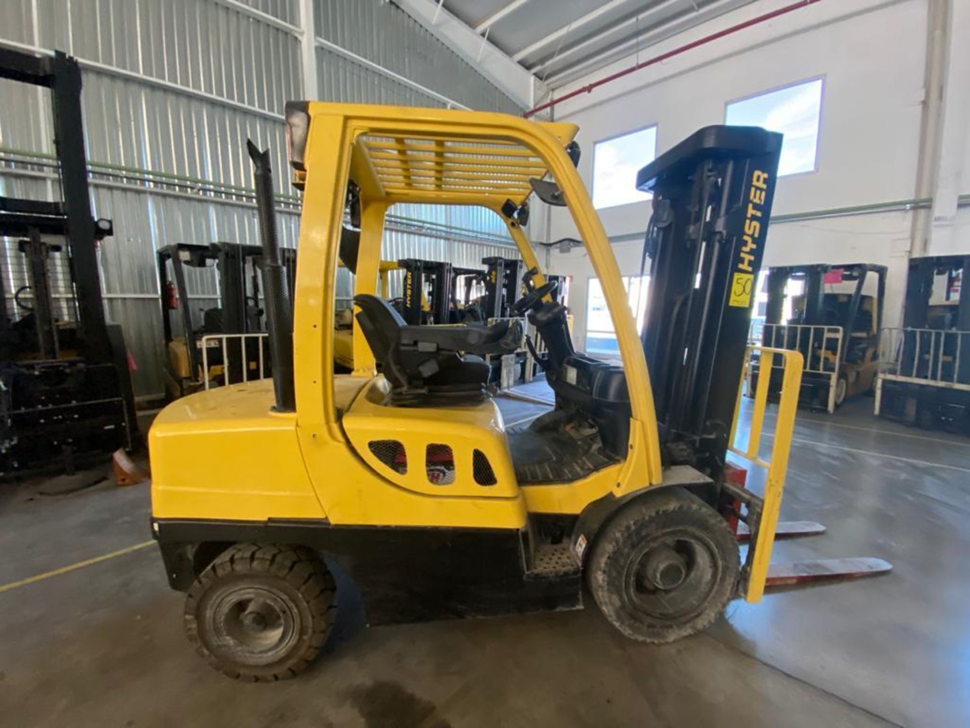 2014 HYSTER FORKLIFT, MODEL H70FT, S/N N177V03412M - Image 8 of 25