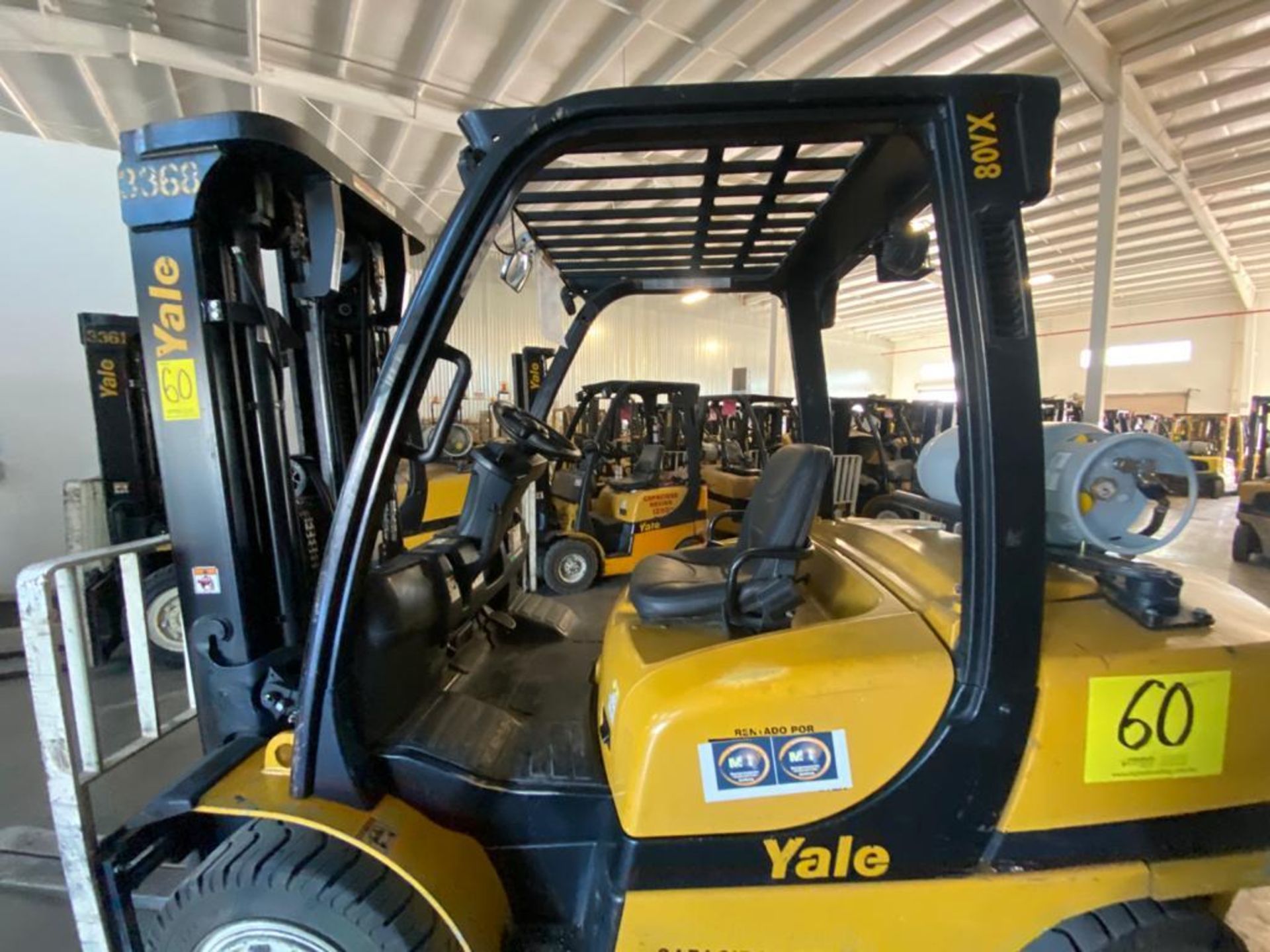 2015 YALE FORKLIFT, MODEL GP080VX, S/N J813V03368N - Image 17 of 21