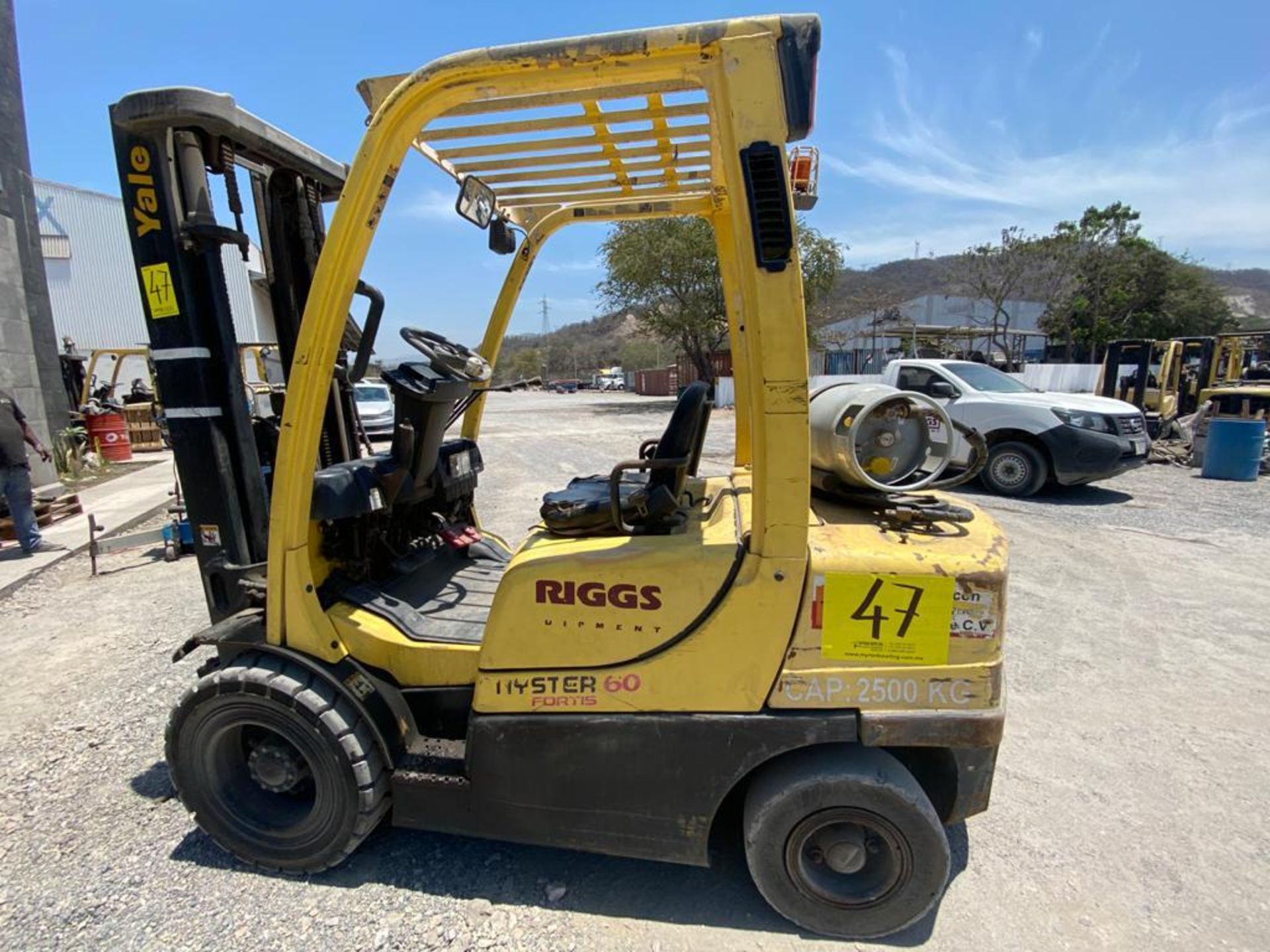 2012 HYSTER FORKLIFT, MODEL H60FT, S/N L177V10208K - Image 6 of 35