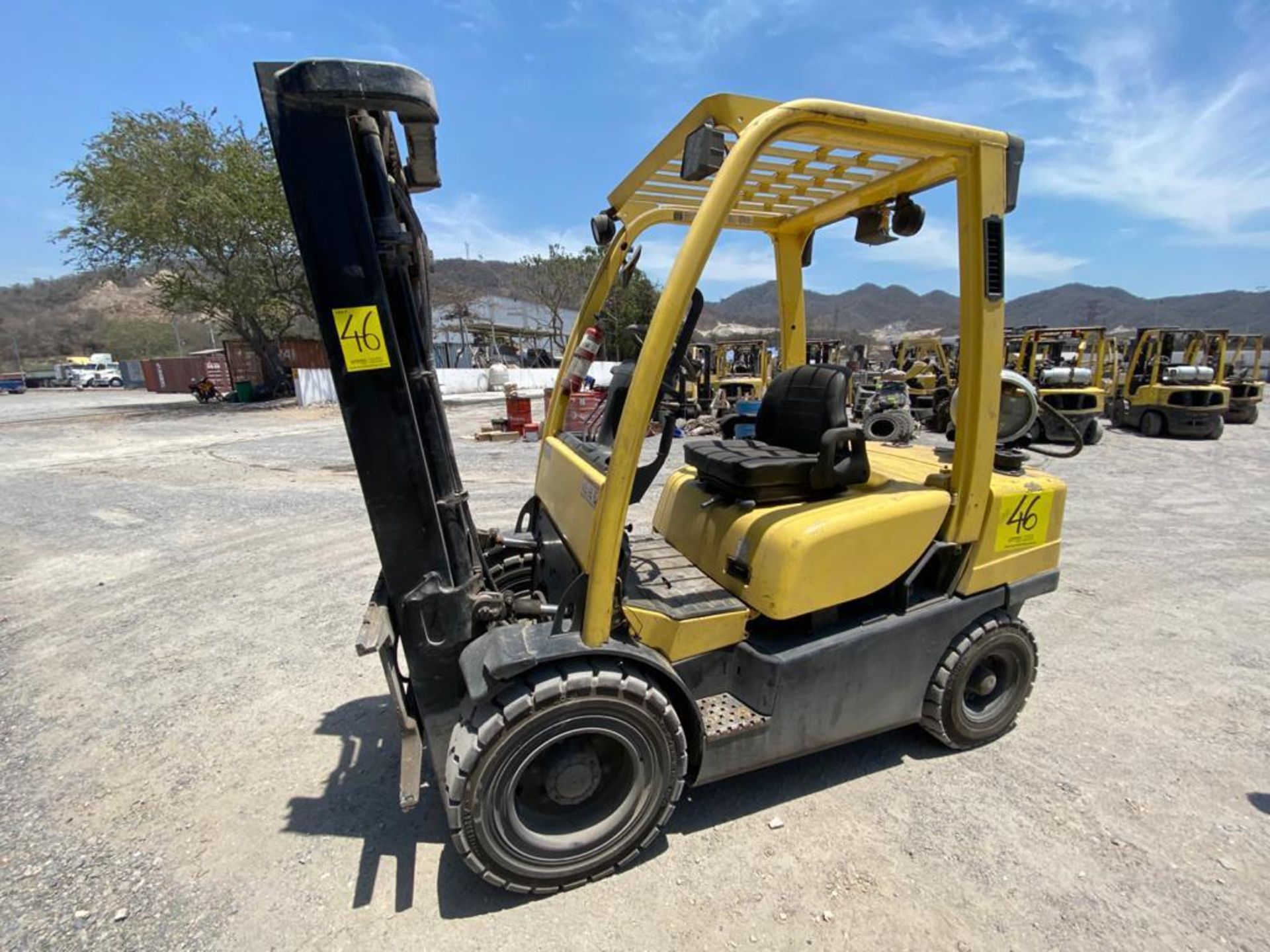 2012 HYSTER FORKLIFT, MODEL H60FT, S/N L177V10207K