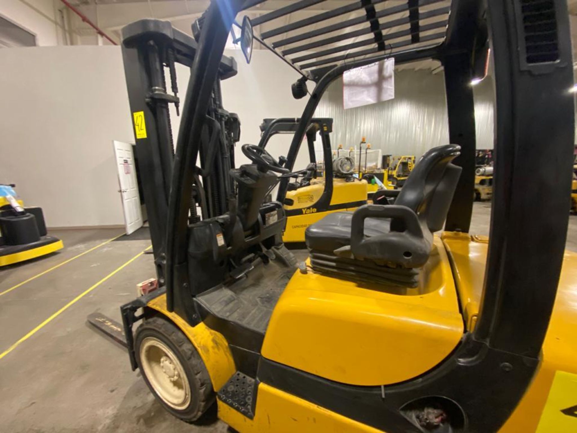 2012 YALE FORKLIFT, MODEL GP060VX, S/N B875V10610K - Image 18 of 35