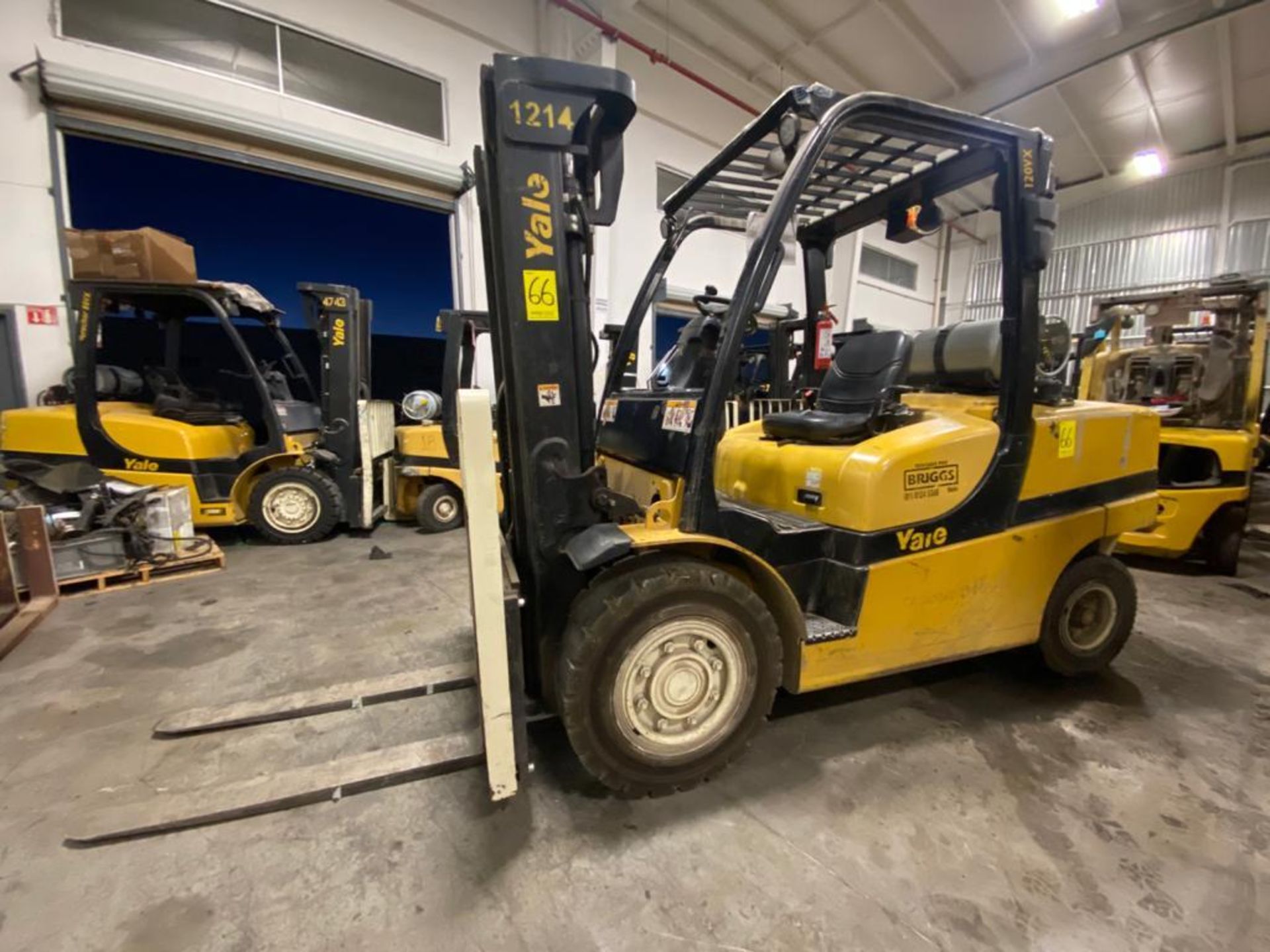 2010 YALE FORKLIFT, MODEL GP120VX, S/N G813V02280H - Image 3 of 38