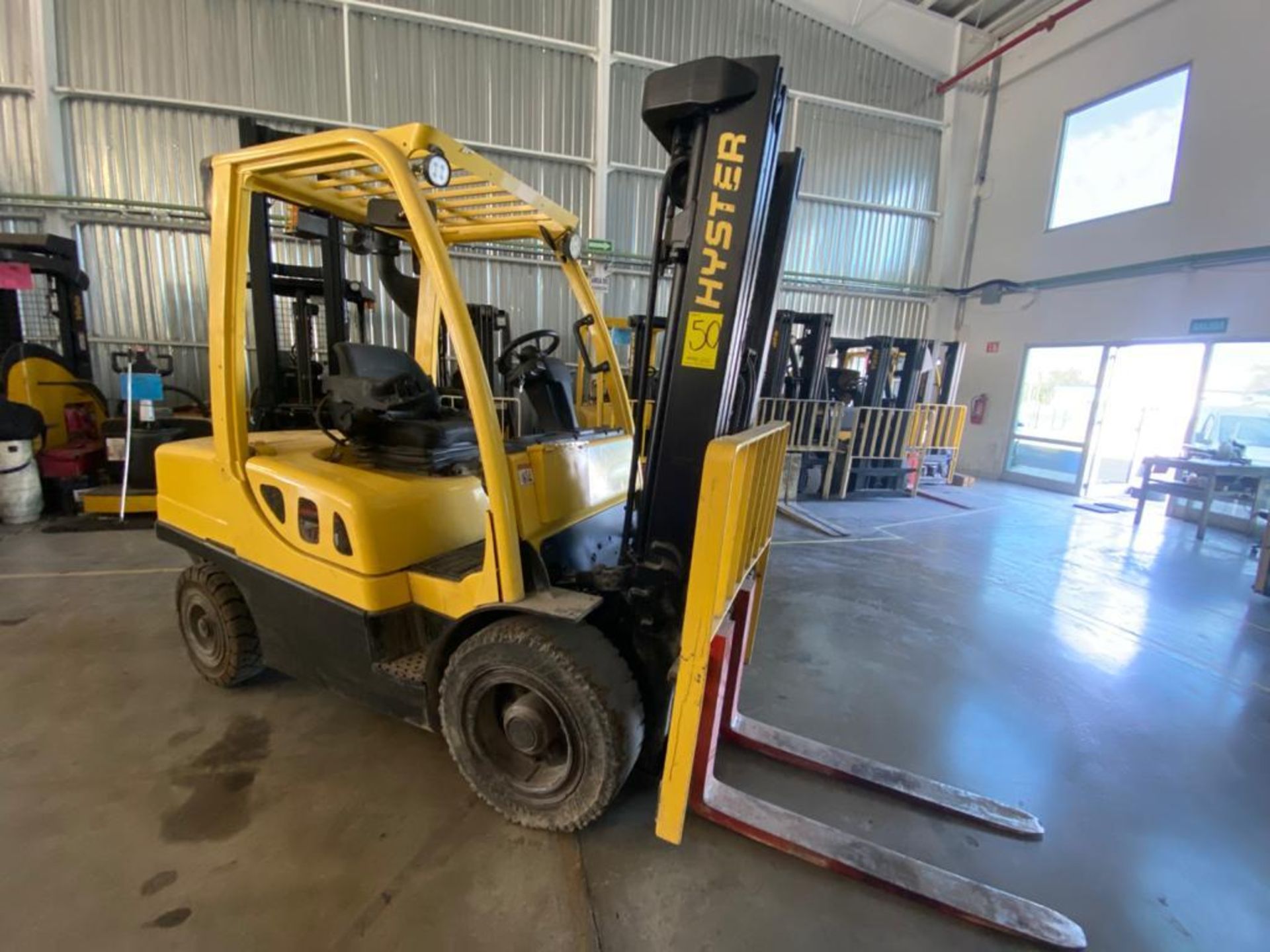 2014 HYSTER FORKLIFT, MODEL H70FT, S/N N177V03412M - Image 9 of 25