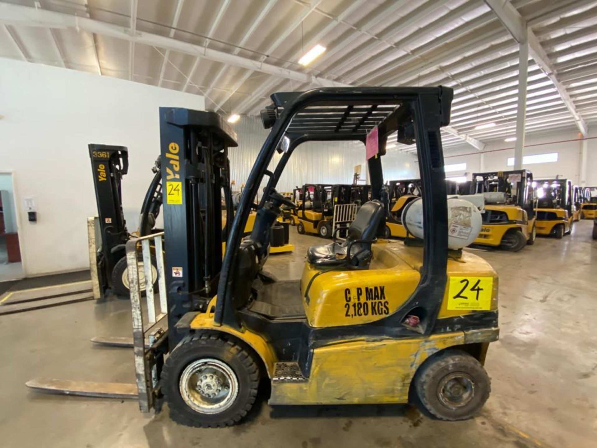 2014 YALE FORKLIFT, MODEL GP050VX, S/N B875V14615M - Image 2 of 22