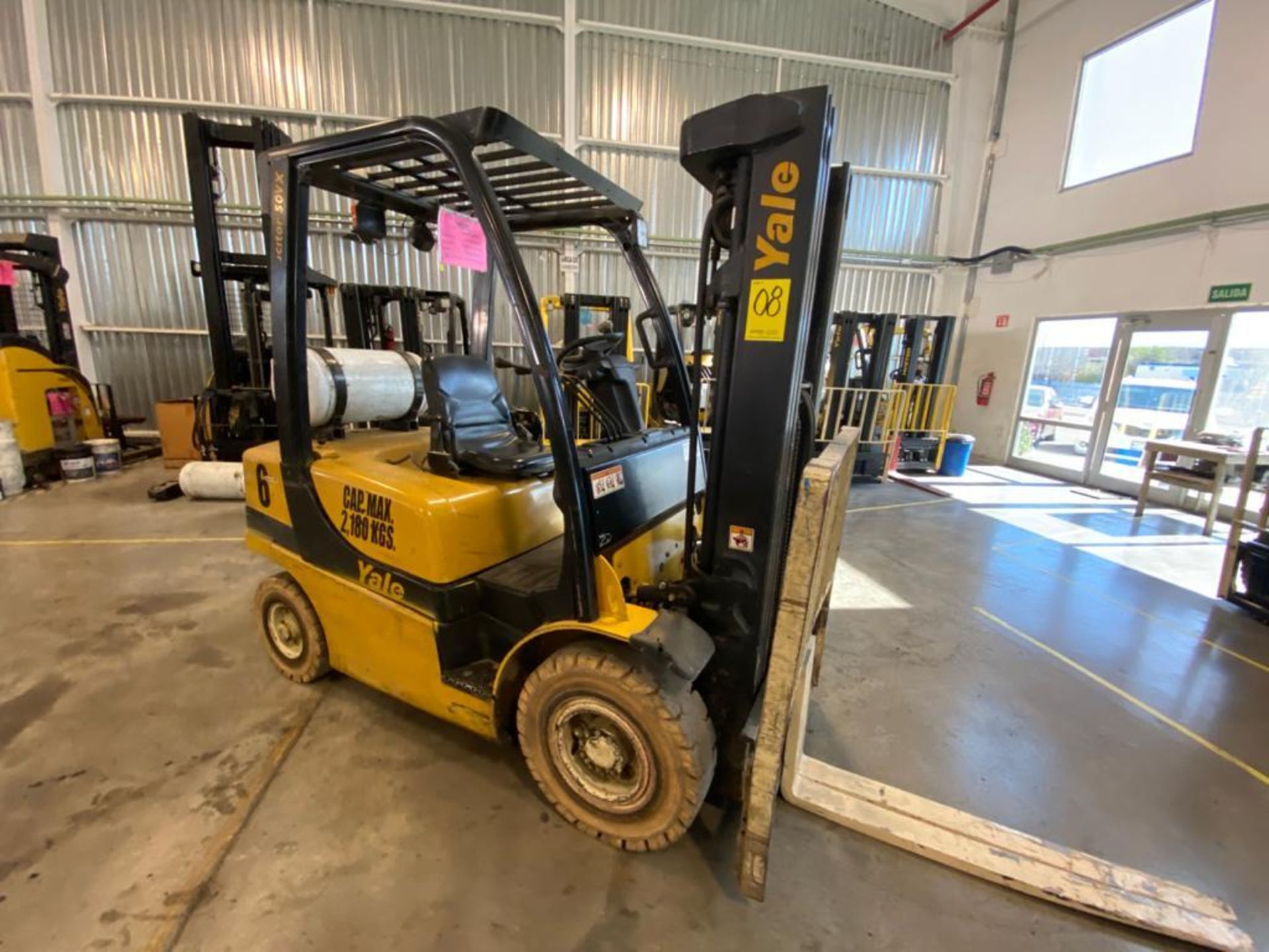 2014 YALE FORKLIFT, MODEL GP050VX, S/N B875V14851M - Image 8 of 24