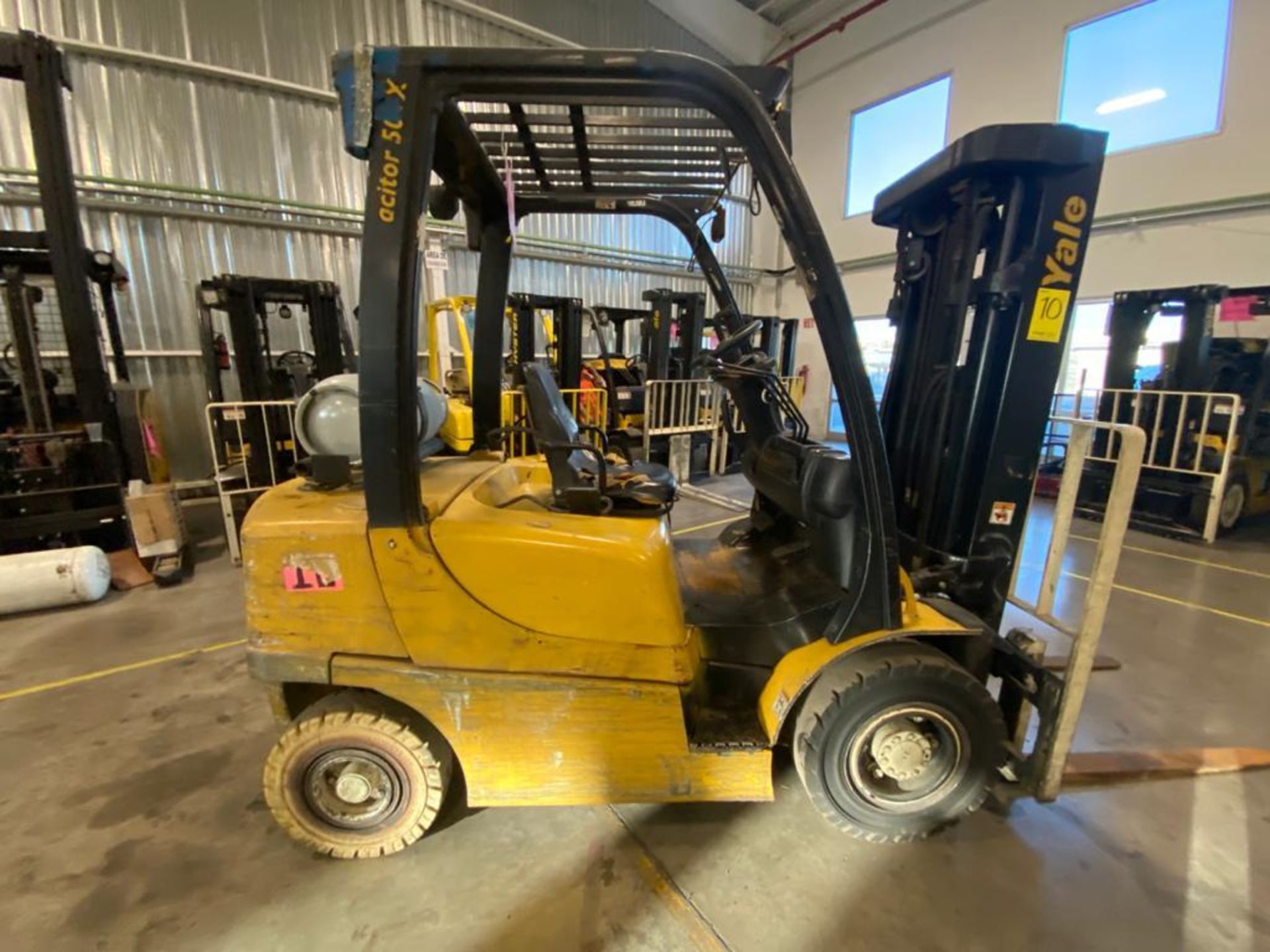 2013 YALE FORKLIFT, MODEL GP050VX, S/N B875V13259L - Image 8 of 24