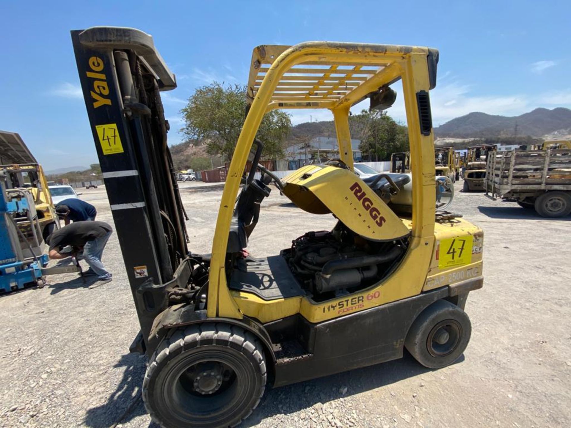 2012 HYSTER FORKLIFT, MODEL H60FT, S/N L177V10208K - Image 5 of 35