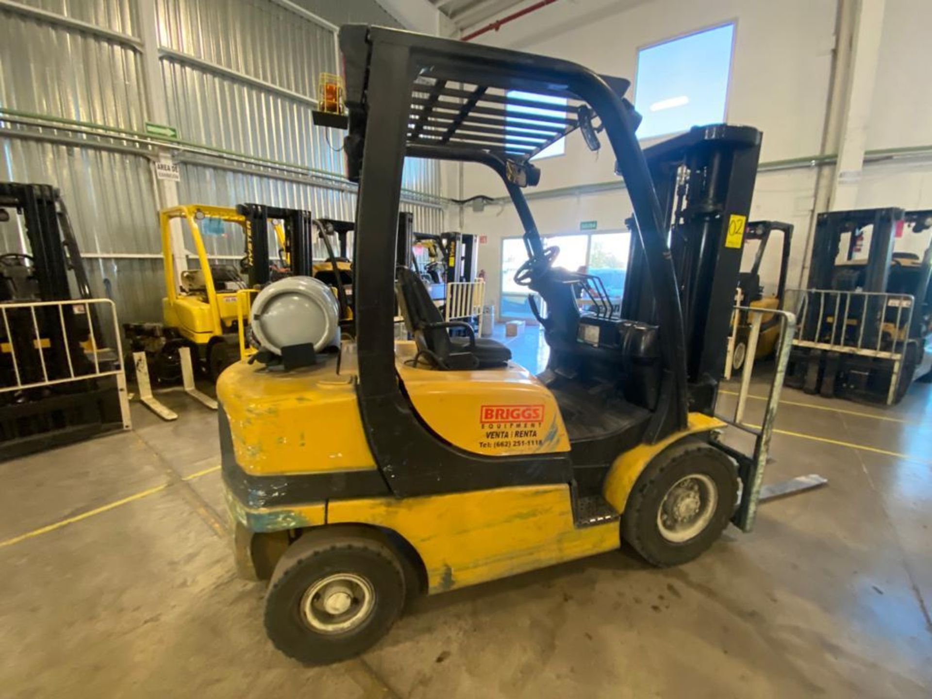 2014 YALE FORKLIFT, MODEL GLP050VXNVAE084, S/N C875V03246M - Image 8 of 31