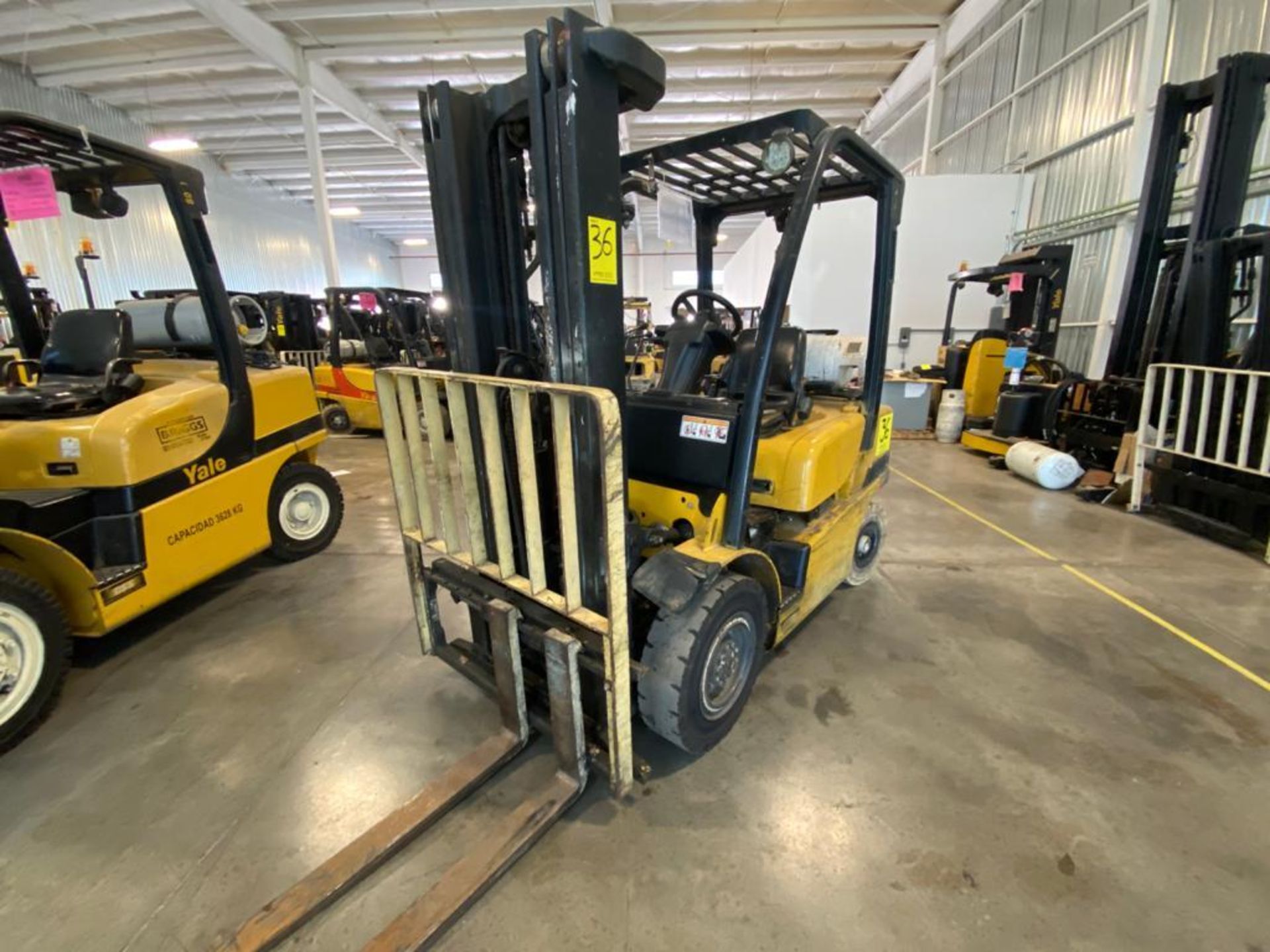 2013 YALE FORKLIFT, MODEL GP050VX, S/N B875V12084L - Image 10 of 21