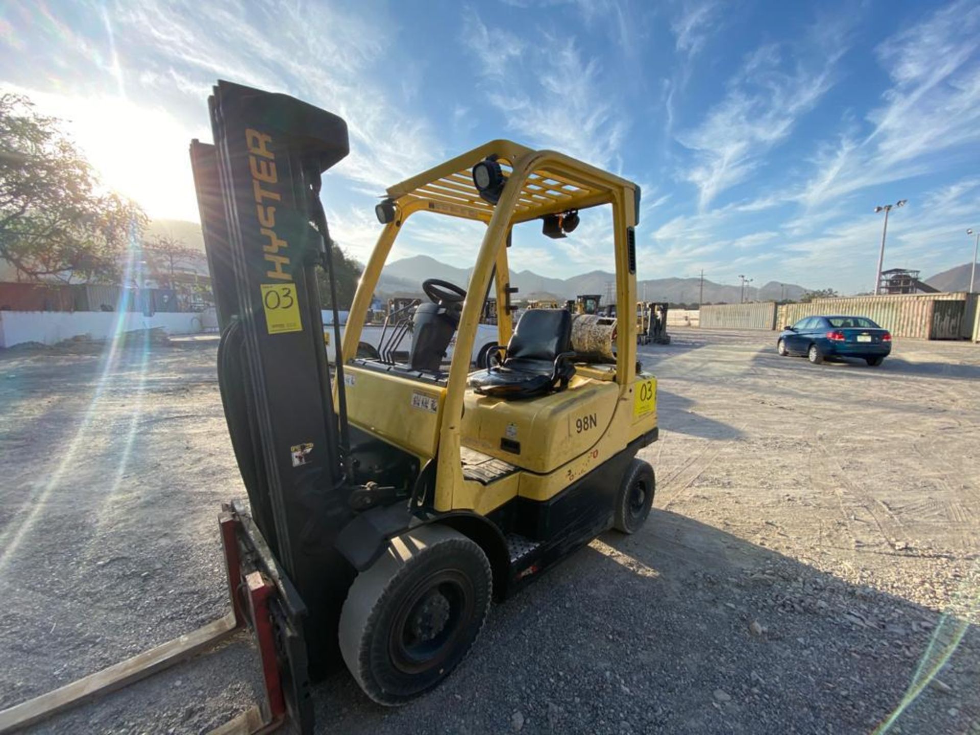 2015 HYSTER FORKLIFT, MODEL H50FT, S/N P177V02698N