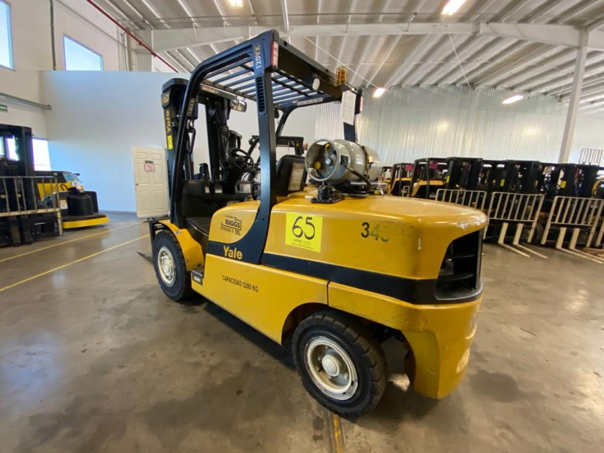 2015 YALE FORKLIFT, MODEL GP120VX, S/N J813V03453N - Image 6 of 31