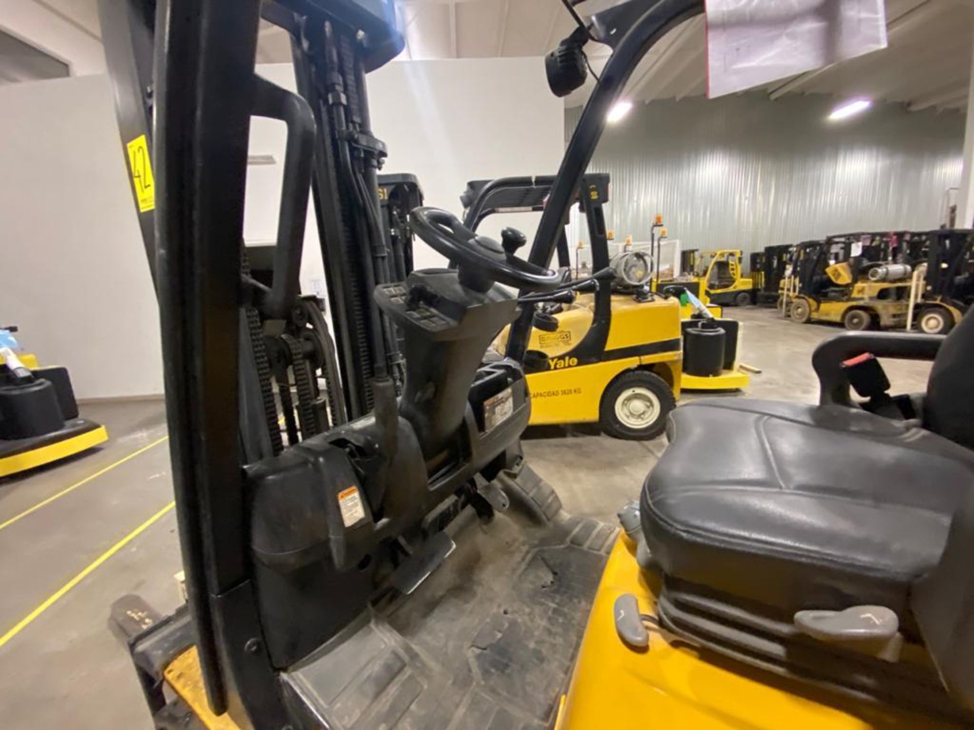 2012 YALE FORKLIFT, MODEL GP060VX, S/N B875V10610K - Image 29 of 35