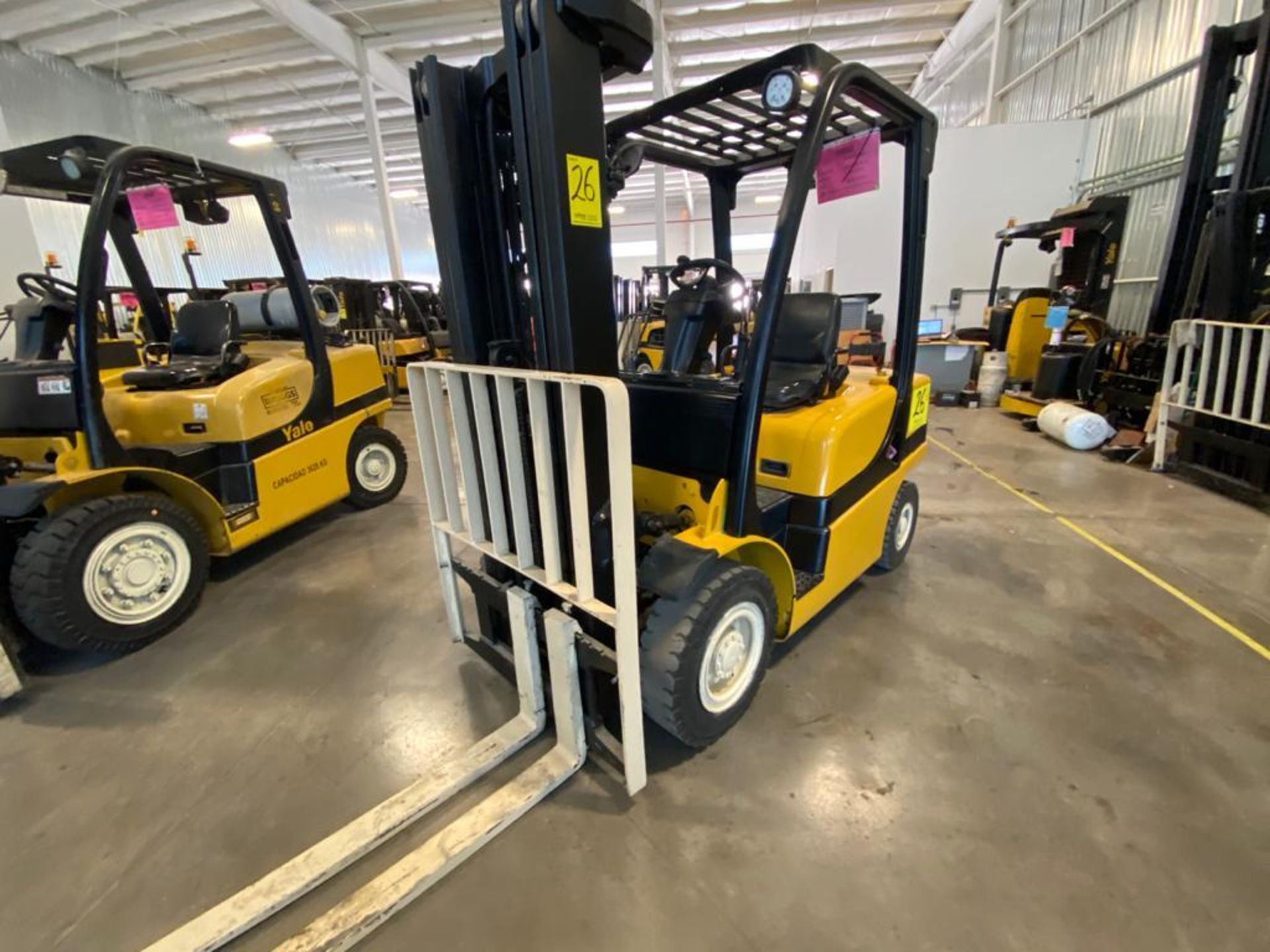 2013 YALE FORKLIFT, MODEL GP050VX, S/N B875V13403L - Image 2 of 23