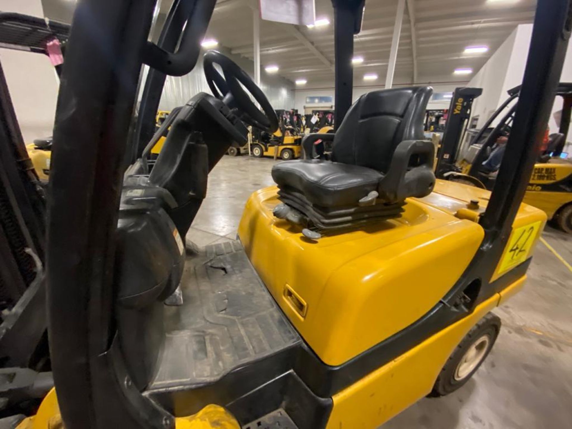 2012 YALE FORKLIFT, MODEL GP060VX, S/N B875V10610K - Image 16 of 35