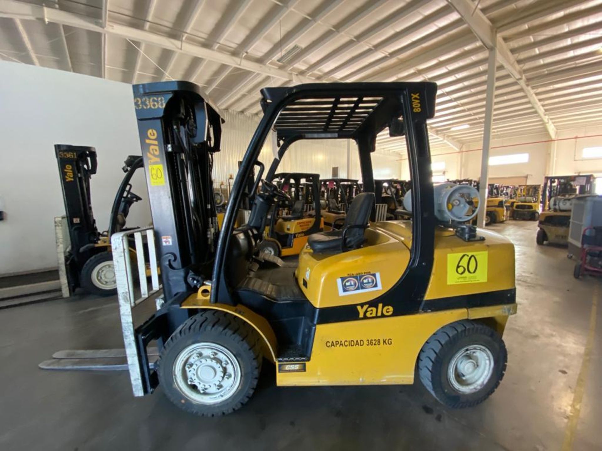 2015 YALE FORKLIFT, MODEL GP080VX, S/N J813V03368N - Image 2 of 21