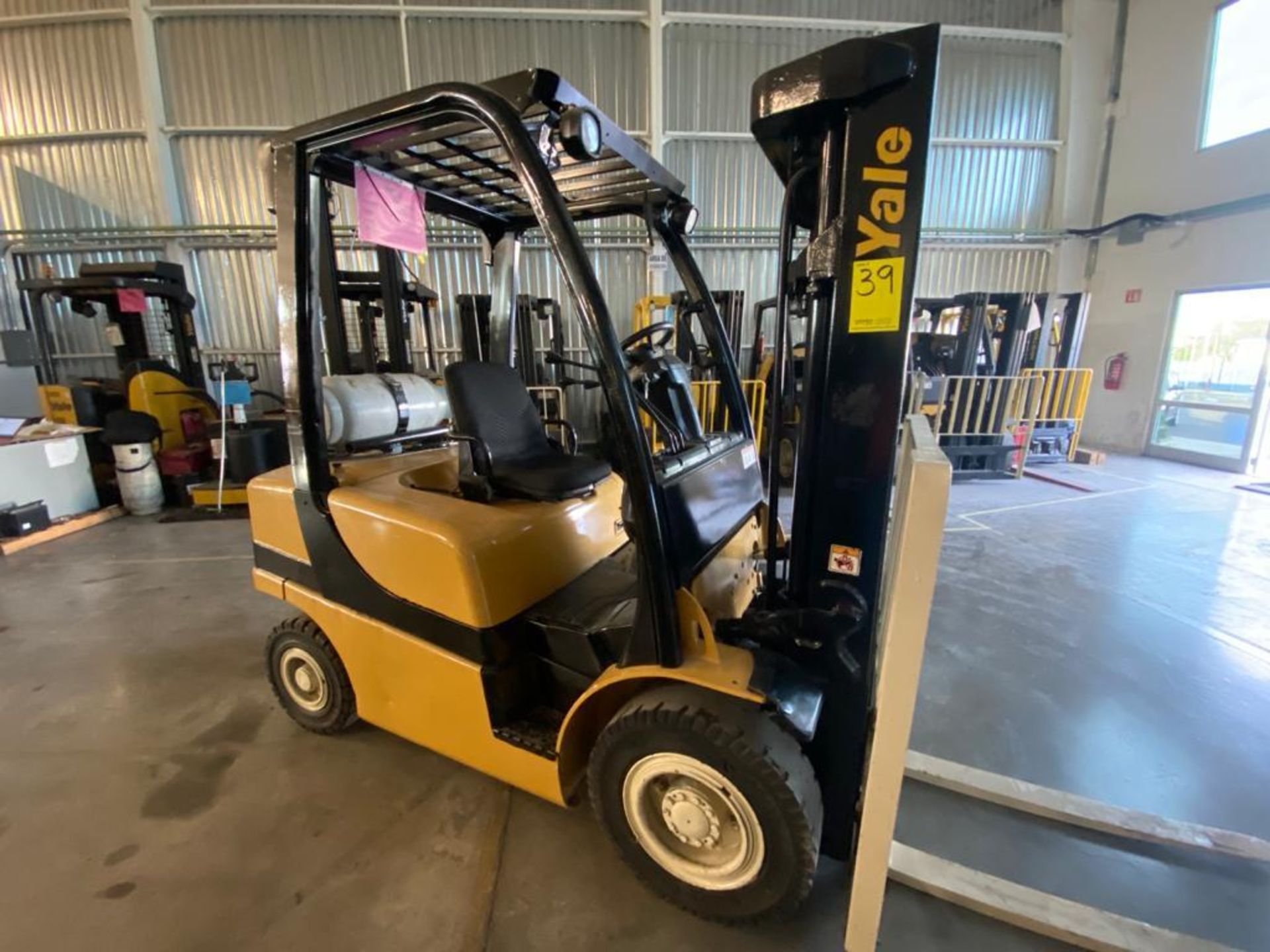 2014 YALE FORKLIFT, MODEL GLP050VXNVAE084, S/N C875V03245M - Image 8 of 27