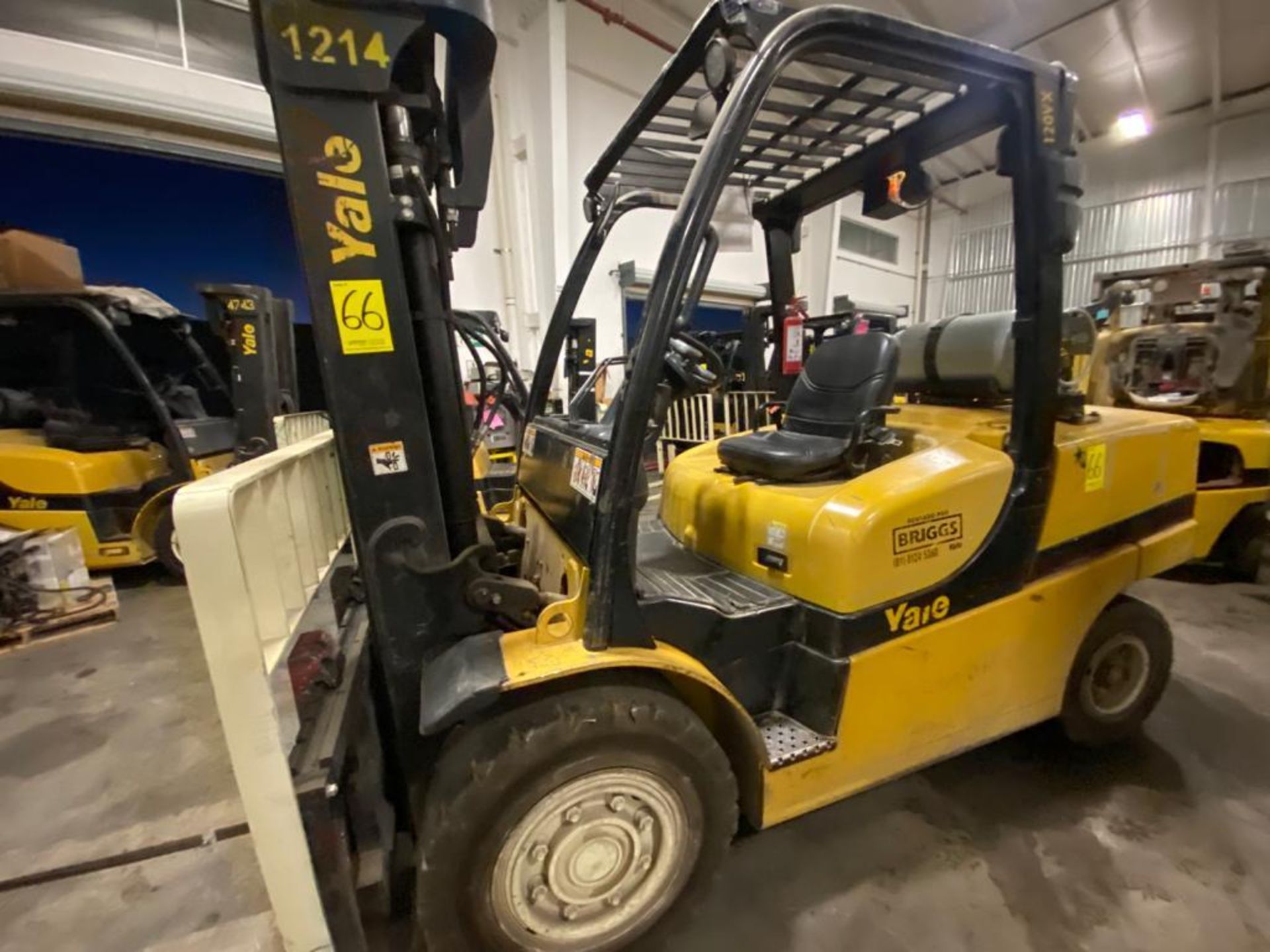 2010 YALE FORKLIFT, MODEL GP120VX, S/N G813V02280H - Image 2 of 38