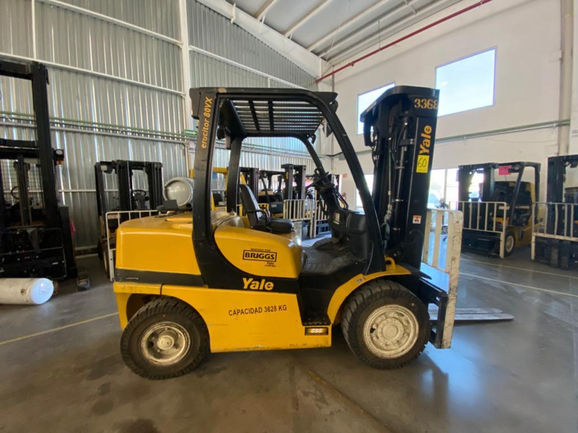 2015 YALE FORKLIFT, MODEL GP080VX, S/N J813V03368N - Image 6 of 21