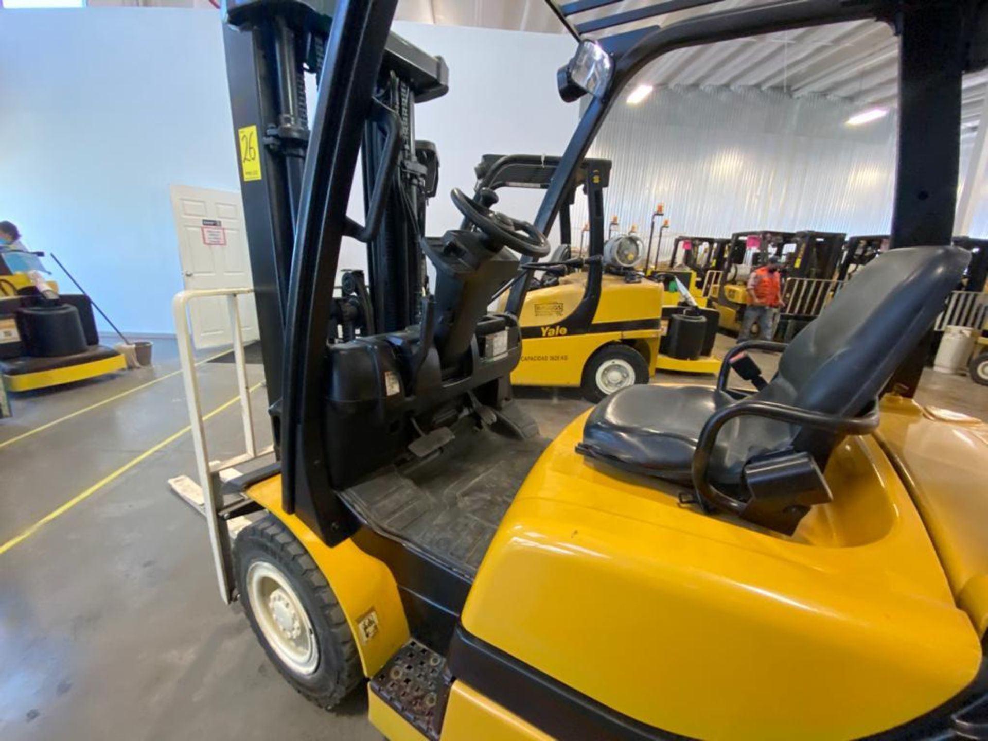 2013 YALE FORKLIFT, MODEL GP050VX, S/N B875V13403L - Image 12 of 23