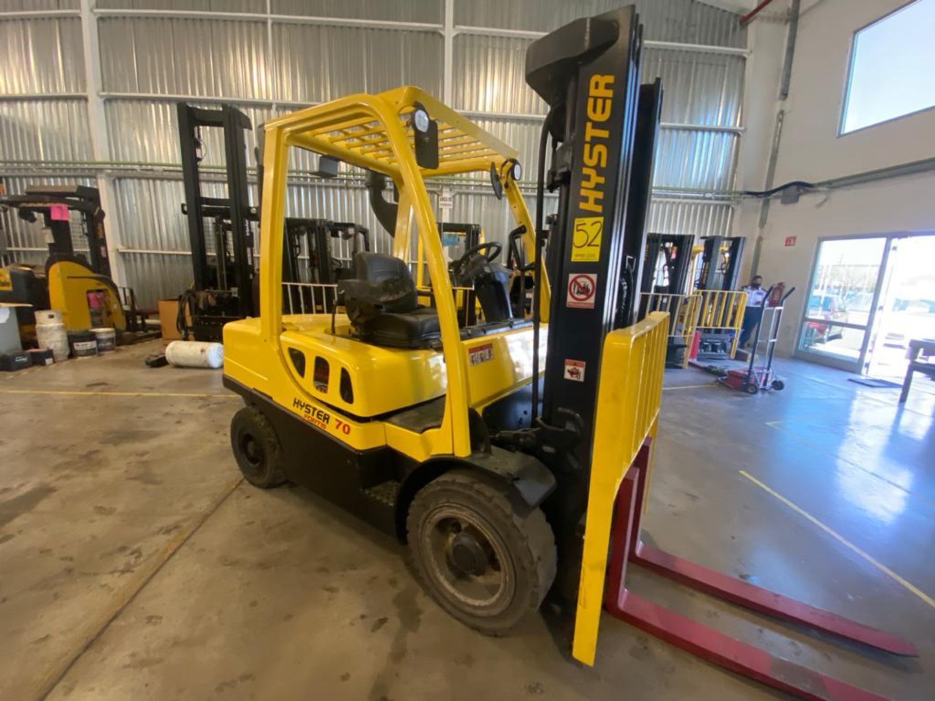 2014 HYSTER FORKLIFT, MODEL H70FT, S/N N177V03117M - Image 9 of 26